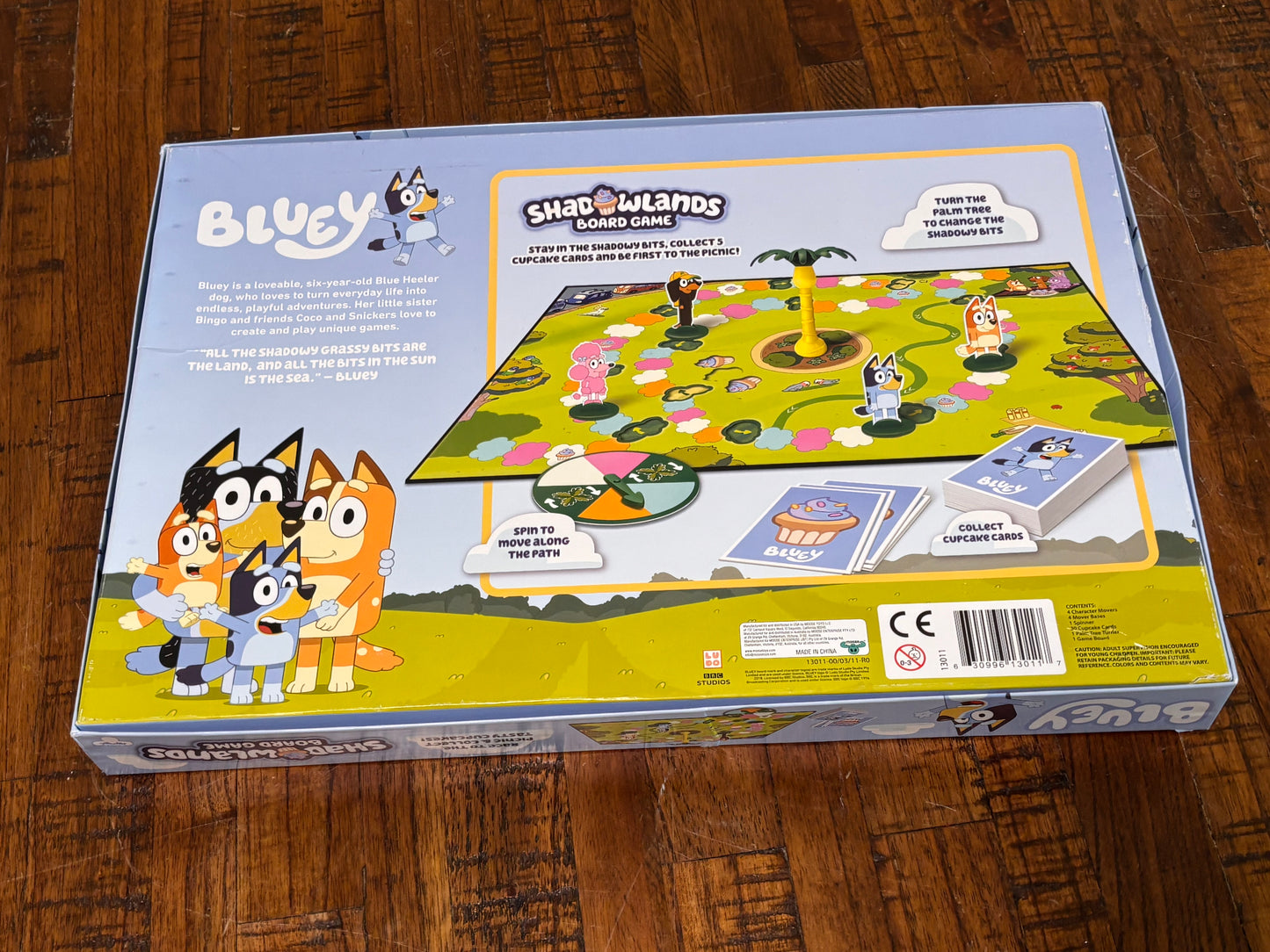Bluey Shadowlands Board Game Cupcake Family Kids Game Night 2020