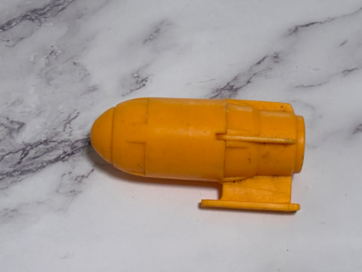 GI Joe General Mortar Shell Bomb Yellow Vehicle Part Piece 1990 Vintage