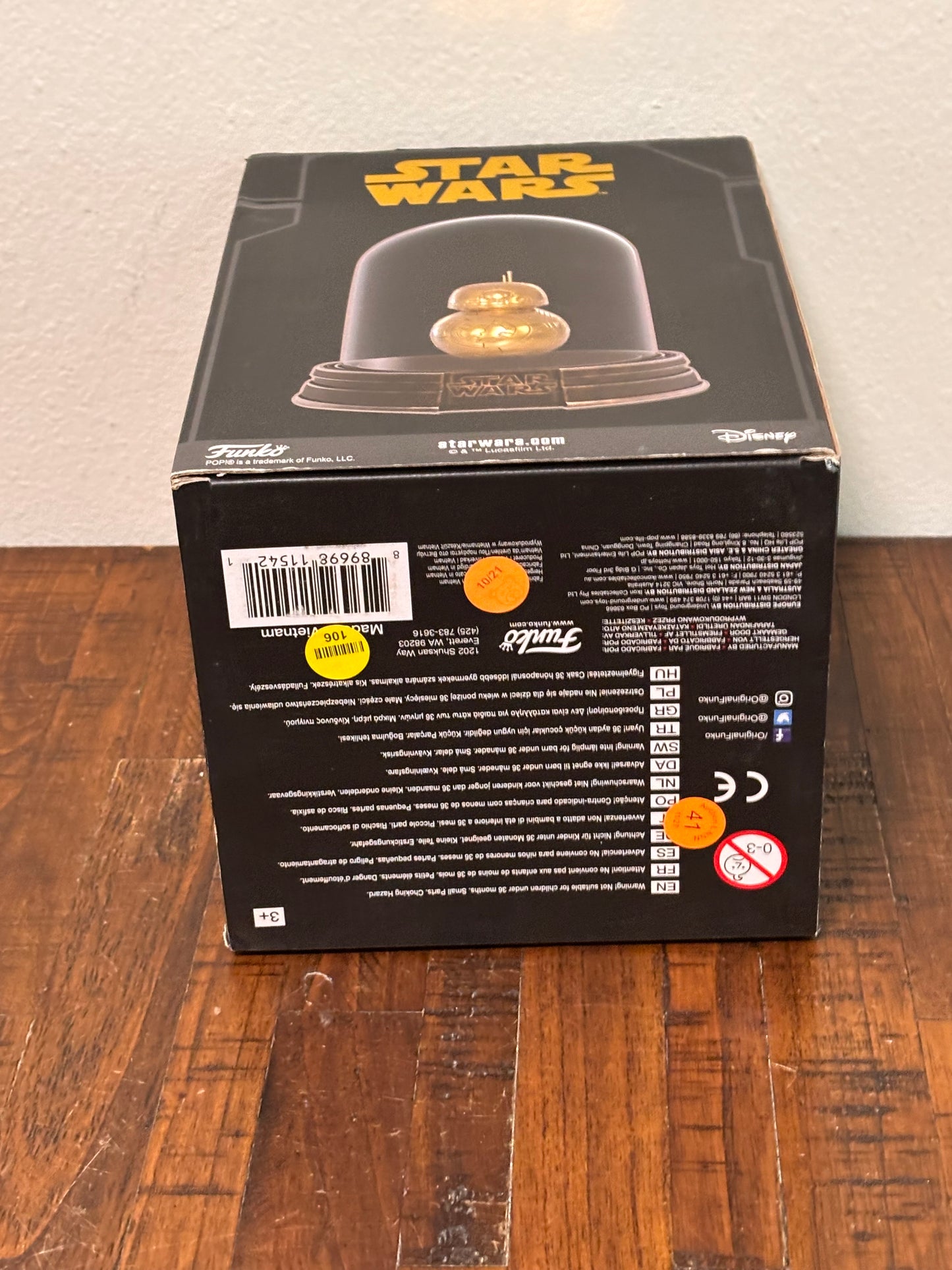 Funko Pop! Star Wars Collector's Edition Gold Chrome BB-8 Hot Topic Exclusive