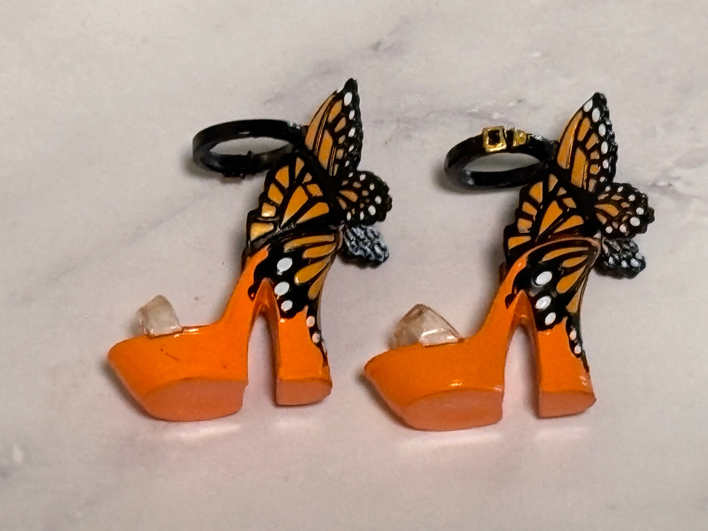 Rainbow High Poppy Rowan Series 1 Doll Outfit Orange Butterfly Wing Shoes Heels