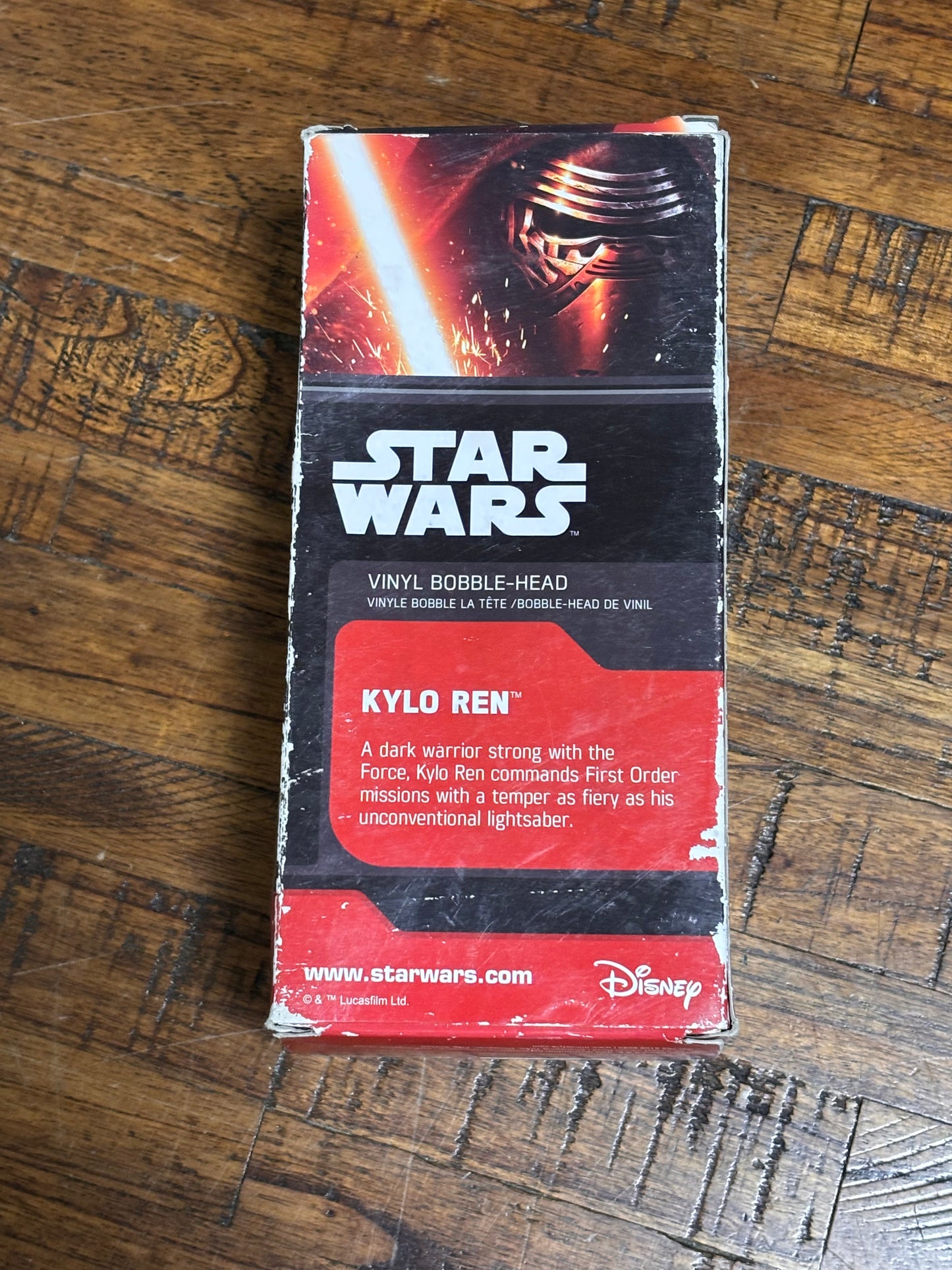 Star Wars Disney Funko The Force Awakens Kylo Ren Bobble Head Wacky Wobbler 2015 Action Figure New
