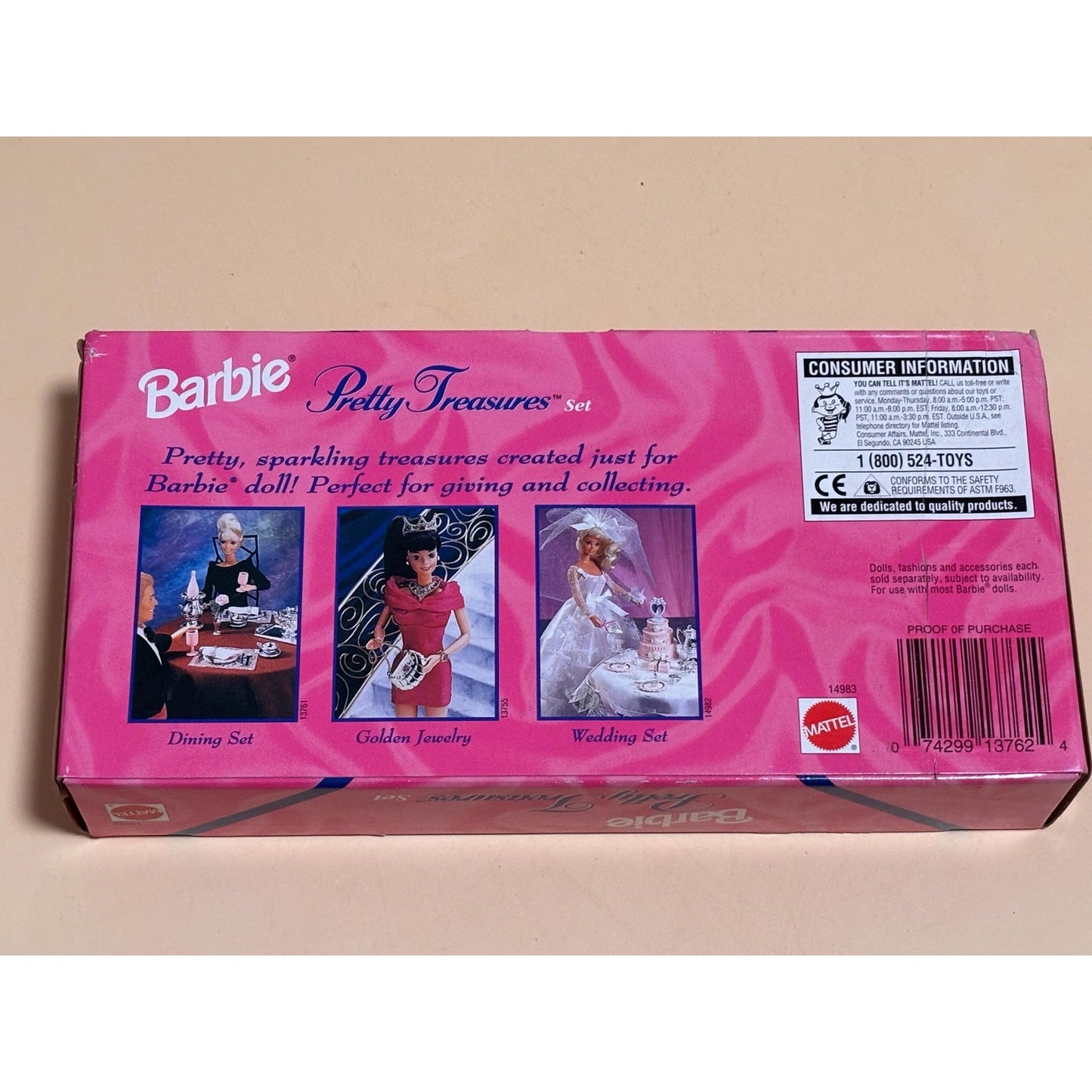 Barbie Pretty Treasures Baking Set Accessory Pack 1995 Mattel 14983 NIB