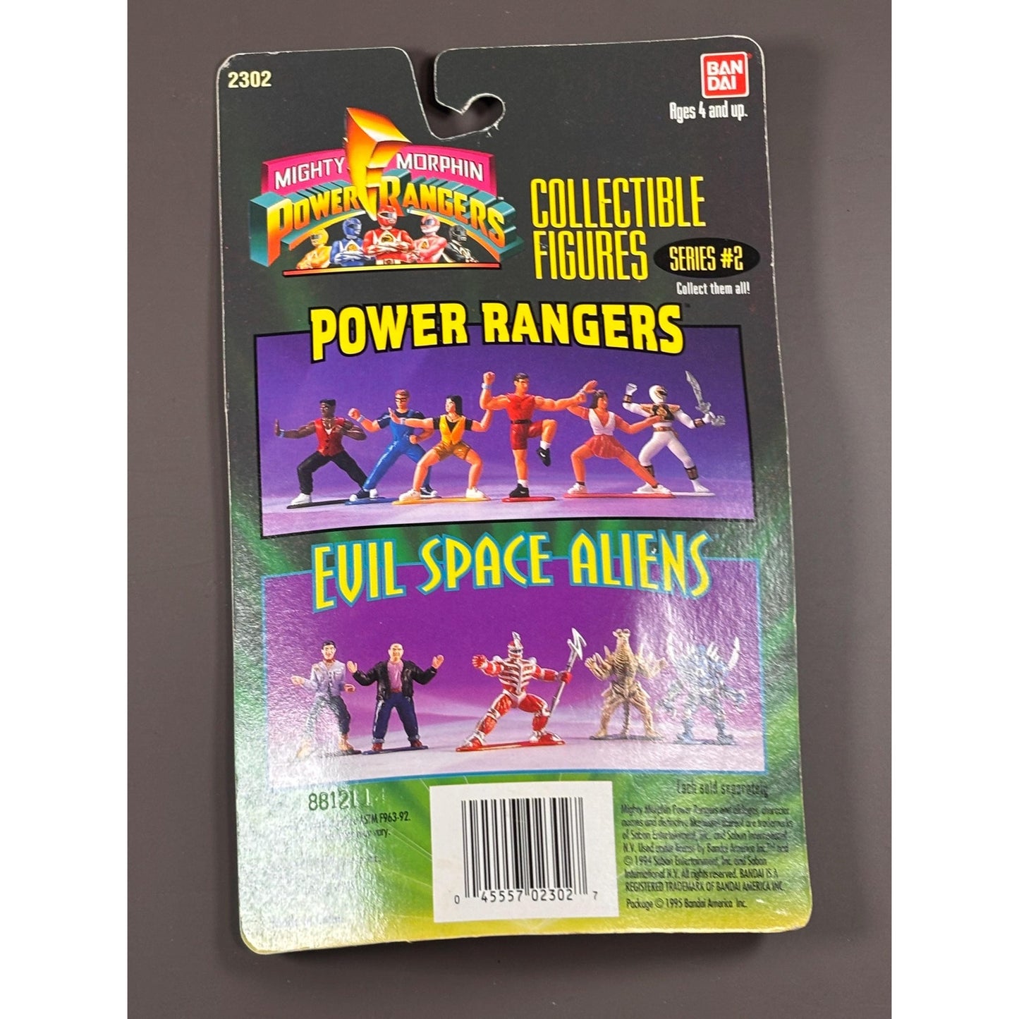 1994 Mighty Morphin Blue Power Ranger Series 2 Action Figure Bandai New 3”