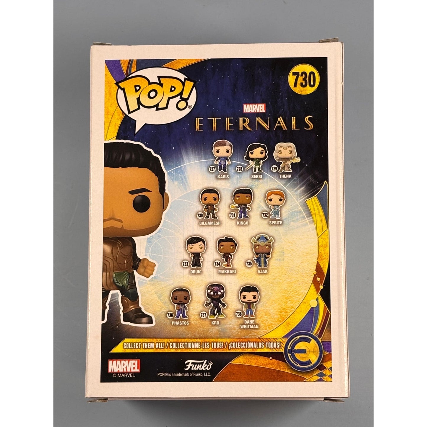 Funko POP! Marvel Eternals - Gilgamesh #730, Vinyl Bobble-Head Figurine New