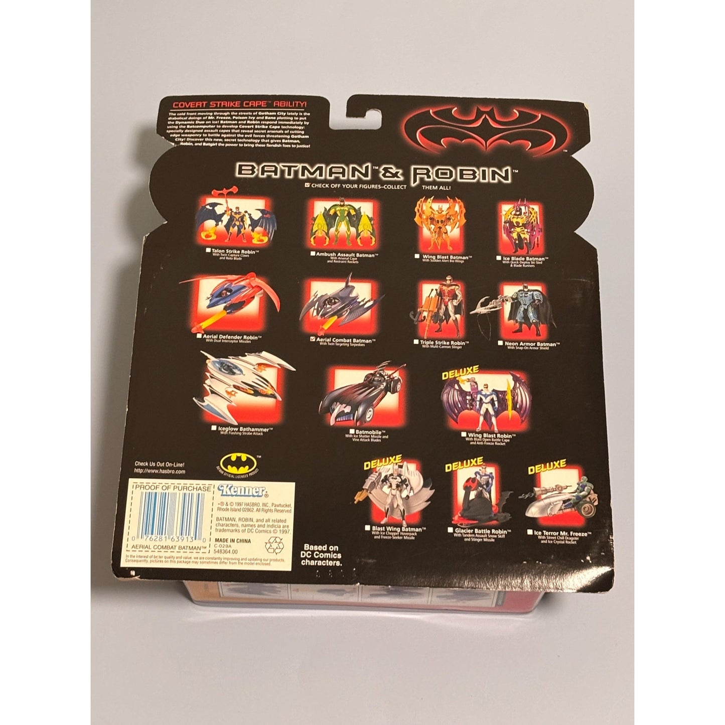 Batman & Robin Aerial Combat Batman Action Figure 1997 Kenner