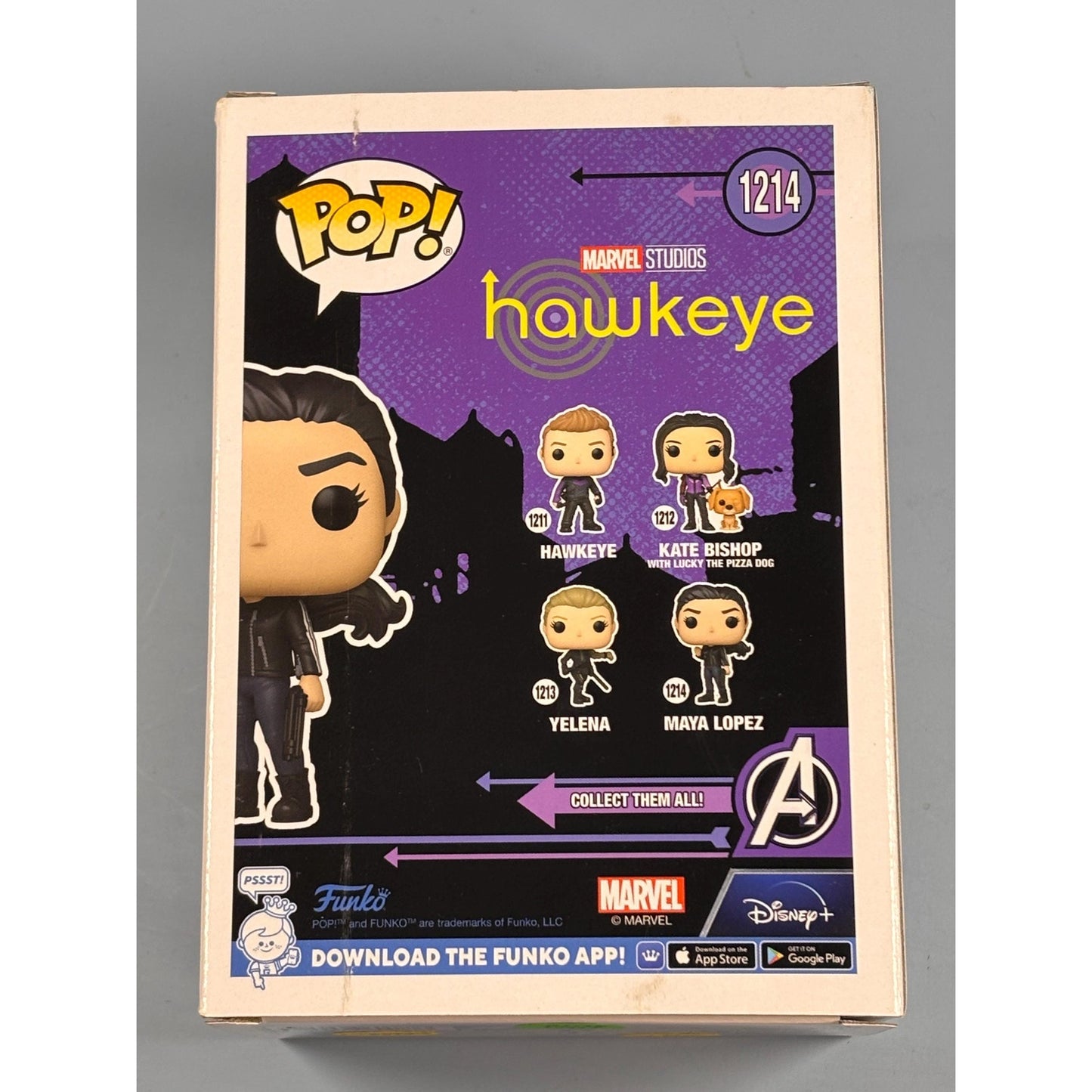 Funko Pop! Marvel Hawkeye #1214 Maya Lopez Bobble-Head Vinyl Figure New