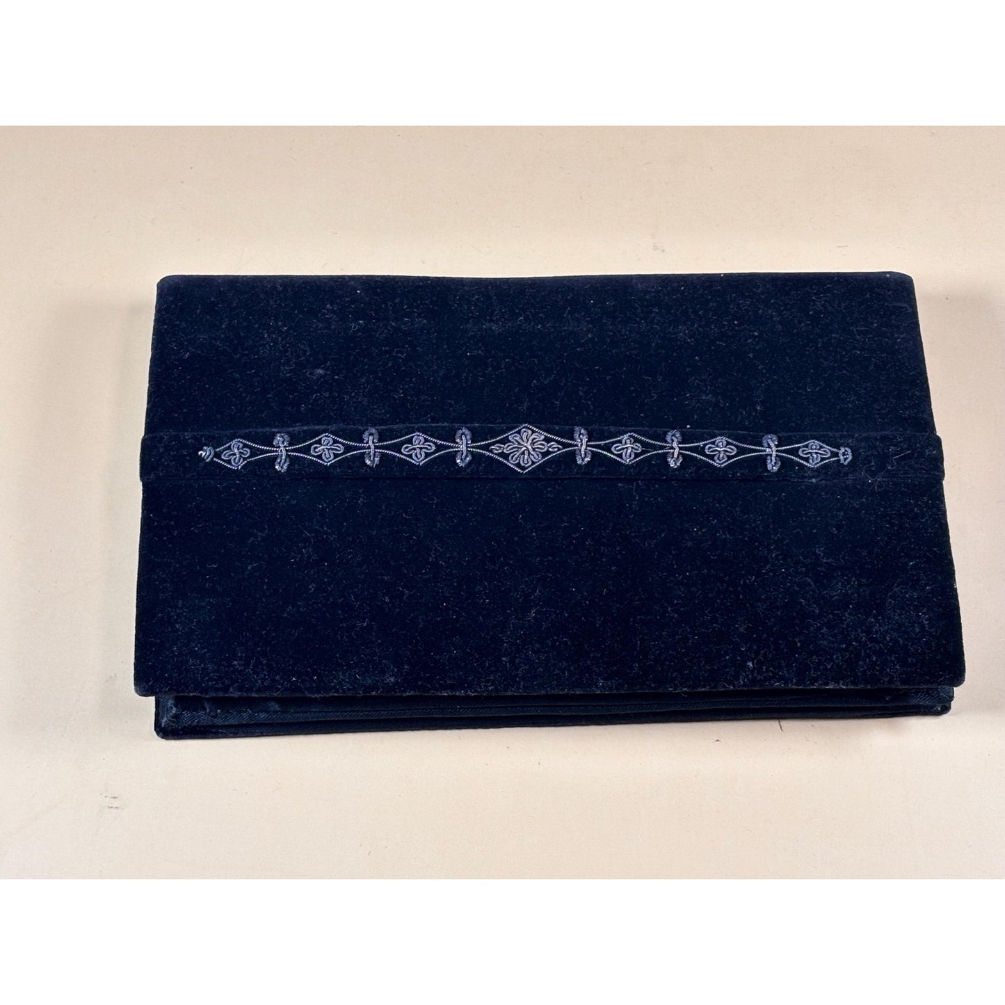 Vintage Zardozi Evening Purse-Late Deco Zardozi Embroidered Peacock Clutch Bag