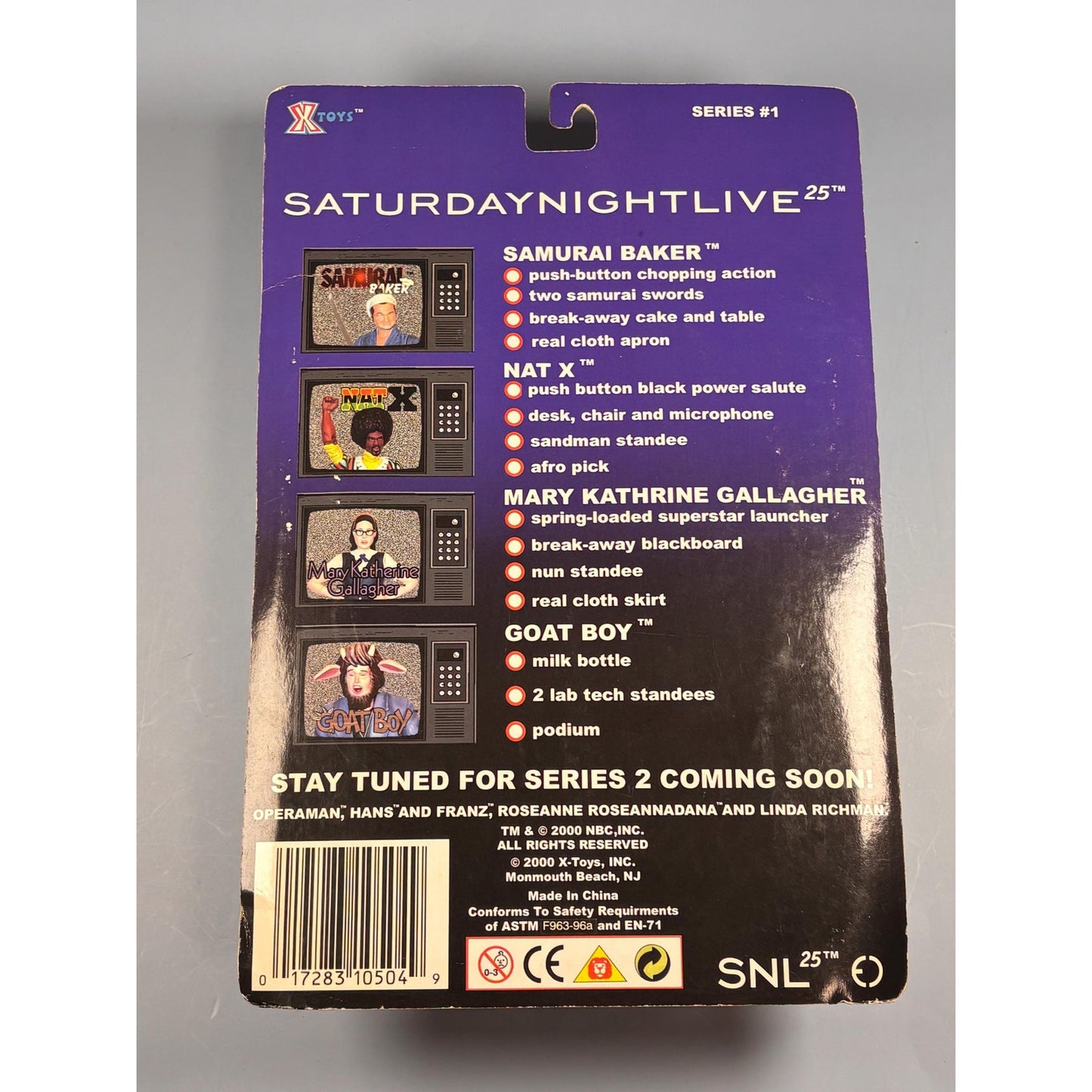 Saturday Night Live Goat Boy Action Figure Series 1 Accessories X-Toys 2000 7”