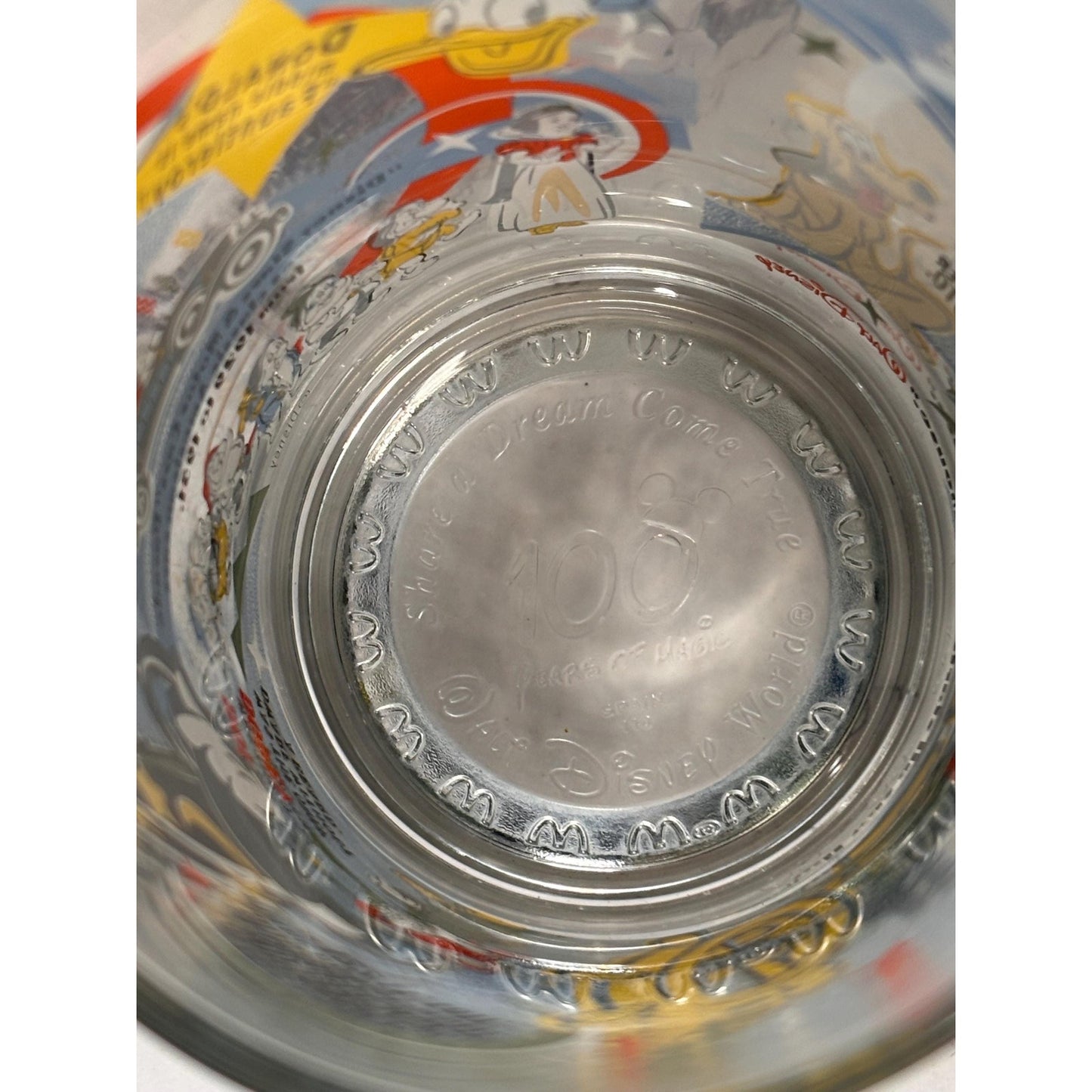 Mcdonald's Walt Disney World 100 Years Of Magic Glass Cup