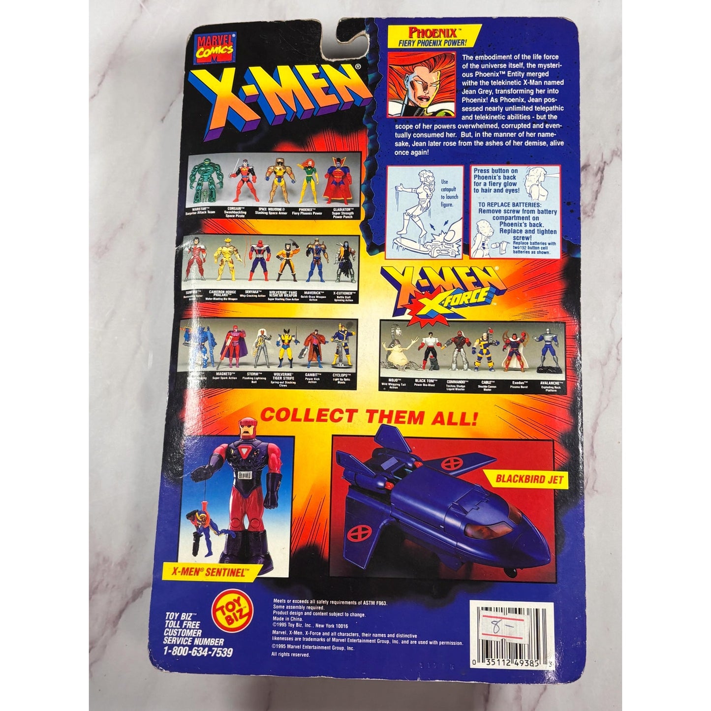 1995 Toy Biz Marvel Comics X-Men Mutant Genesis Series- Maverick Action Figure