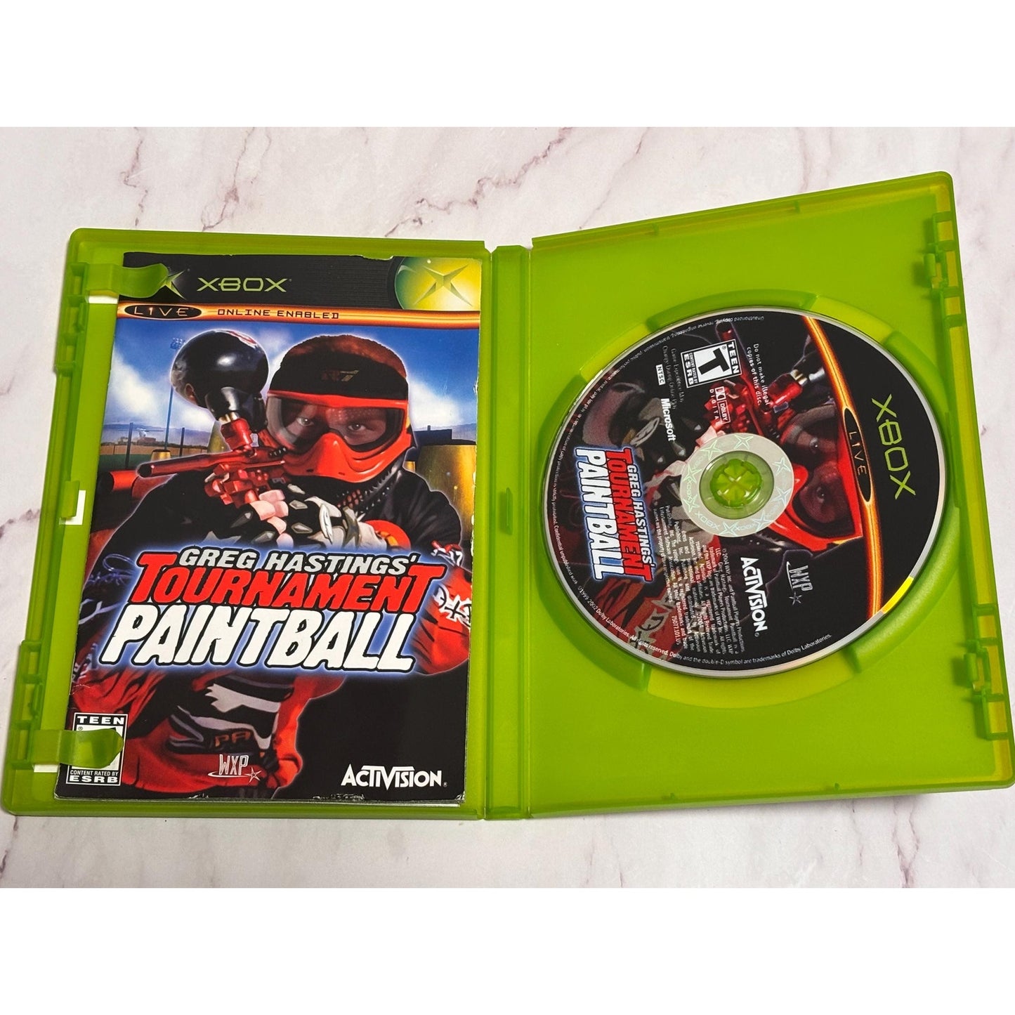Greg Hastings' Tournament Paintball (Microsoft Xbox, 2004) Complete