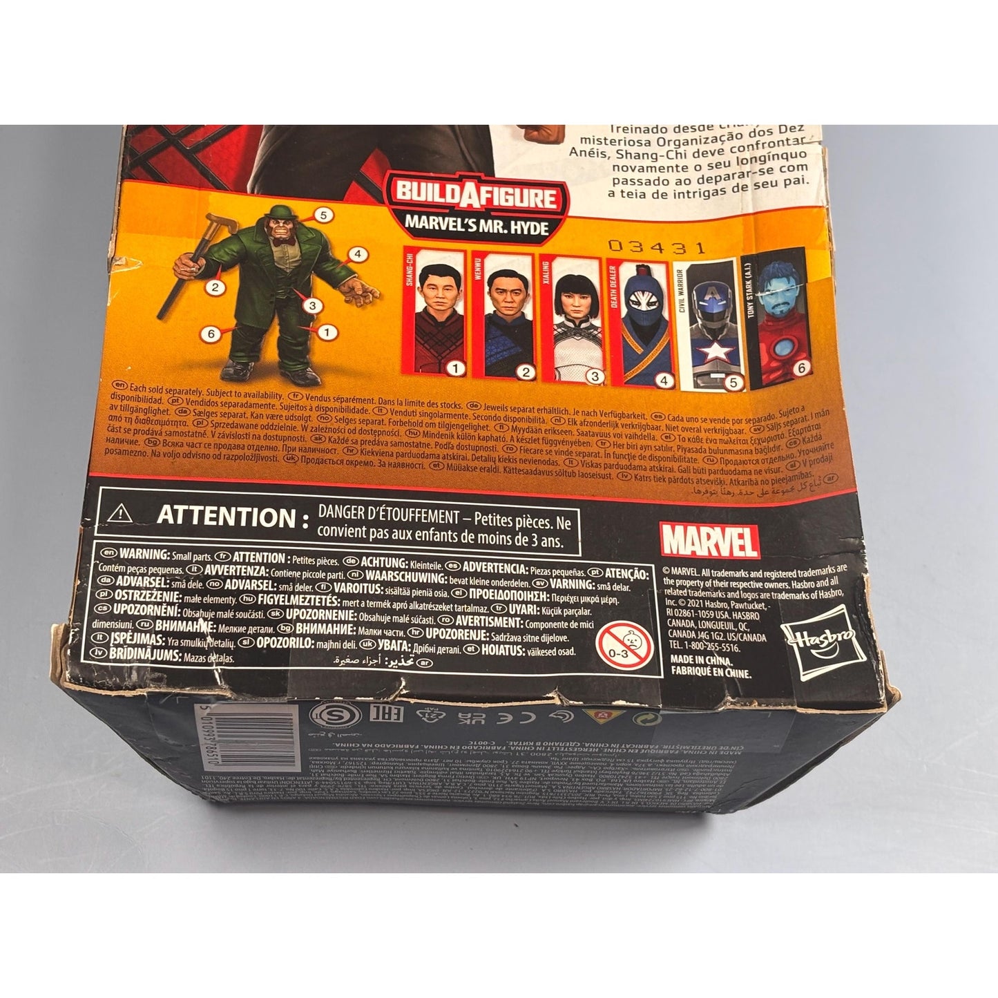 Hasbro Marvel Legends Shang-Chi 6-inch Action Figure BAF Mr. Hyde Hasbro New