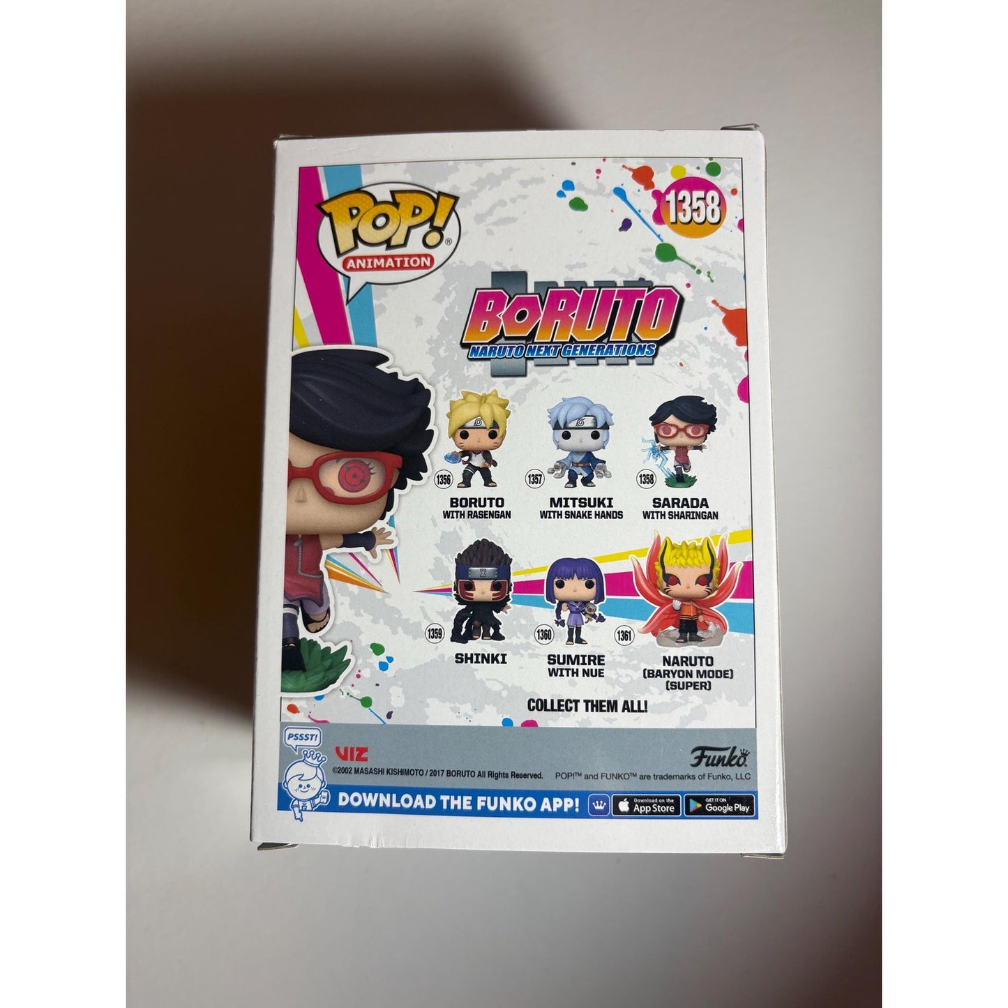 POP! Funko Animations Baruto - Naruto Next Generations #1358 SARADA with SHARINGAN
