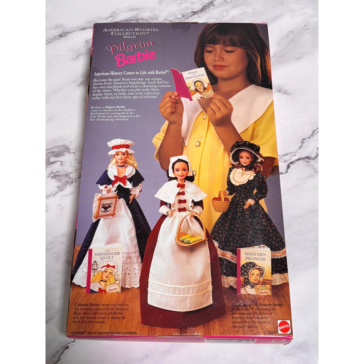 Barbie Pilgrim American Stories Collection Doll Vintage 1994 Mattel 12577