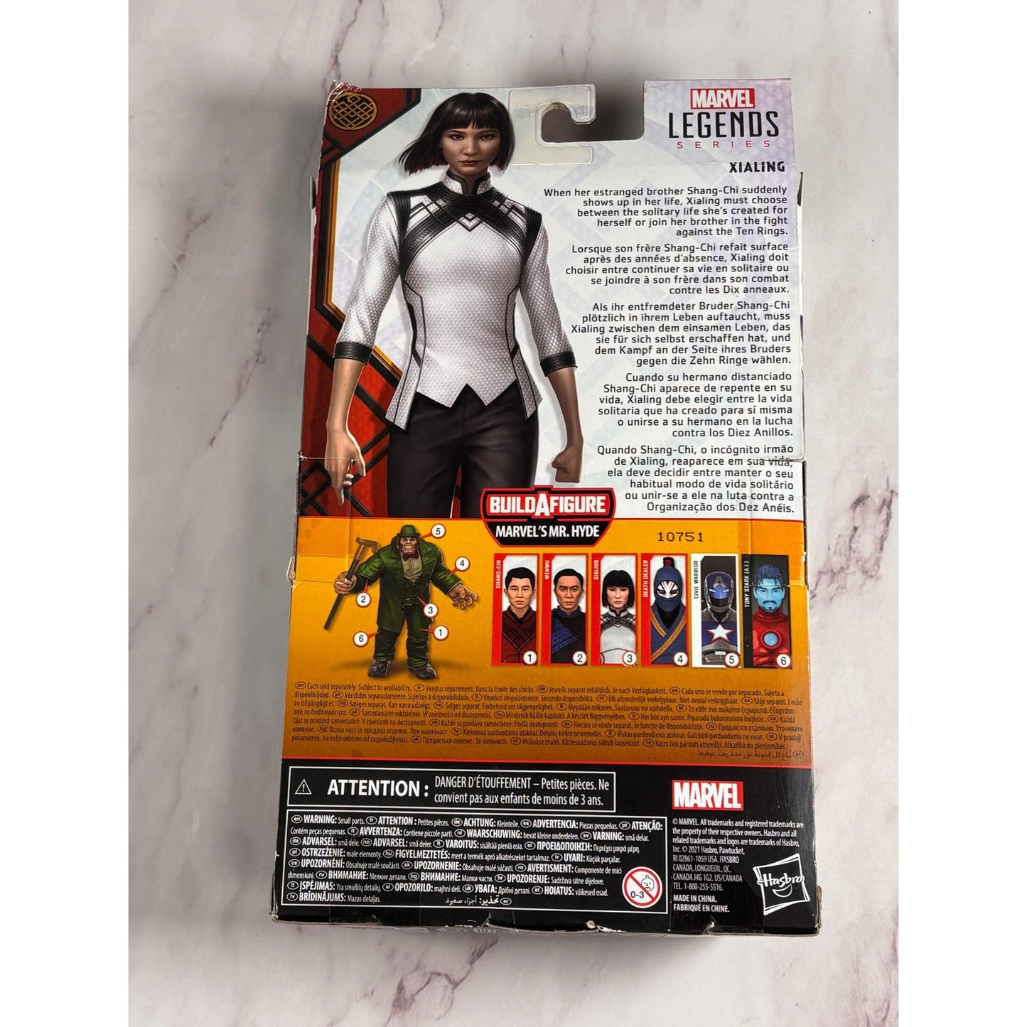 Hasbro Marvel Legends Series XIALING Legend of Ten Rings Shang-Chi New