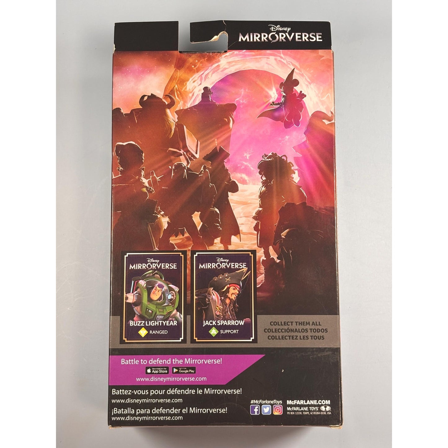 Disney Mirrorverse Jack Sparrow Fractured 7" Action Figure McFarlane Gold Label