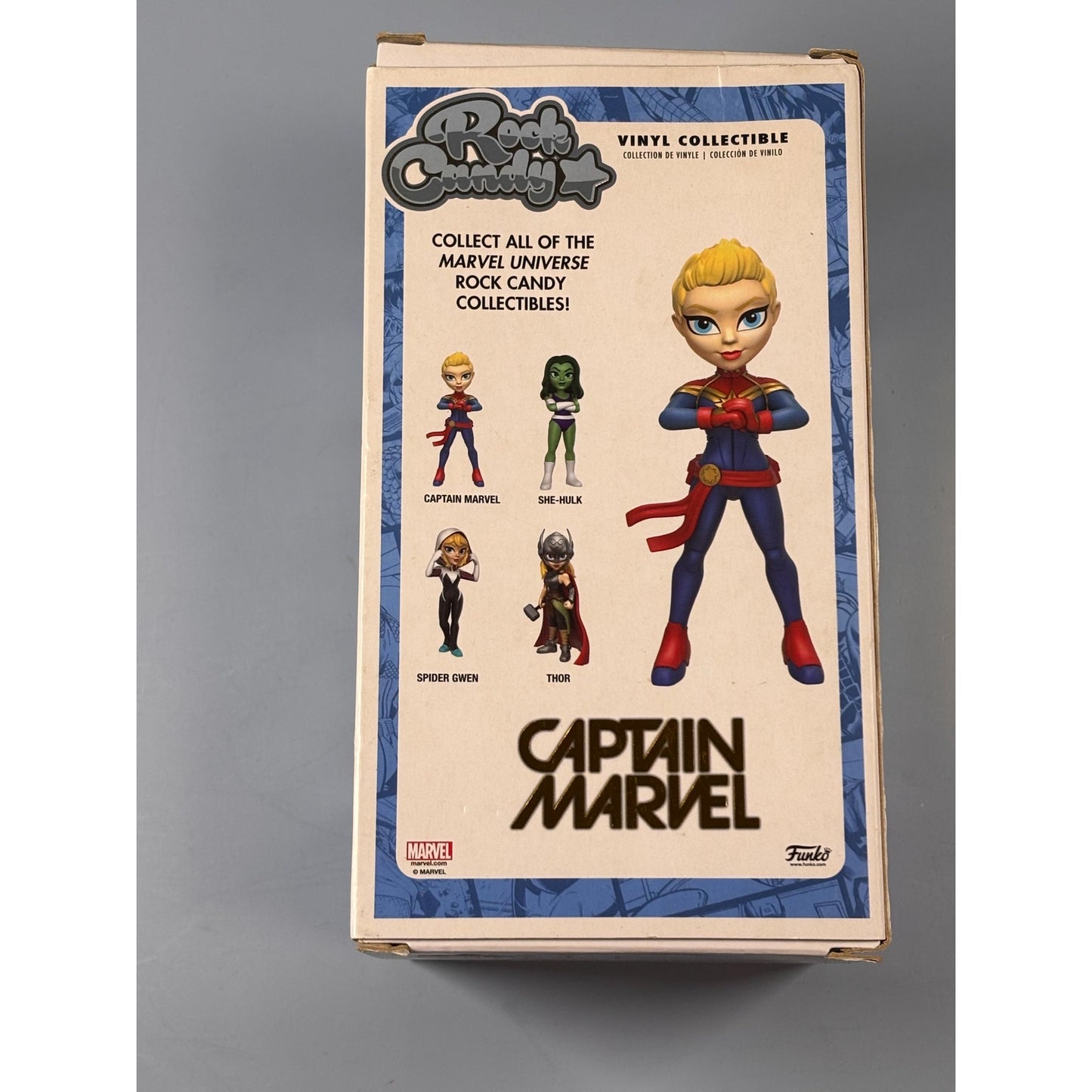 Funko Rock Candy Captain Marvel Vinyl Collectible Figure