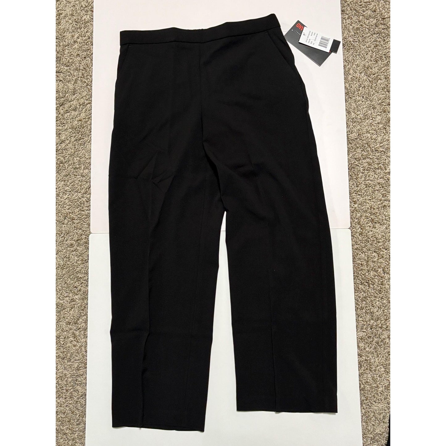 Briggs New York Women's Petite Pull Dress Pant Short Length Black 10P NWT