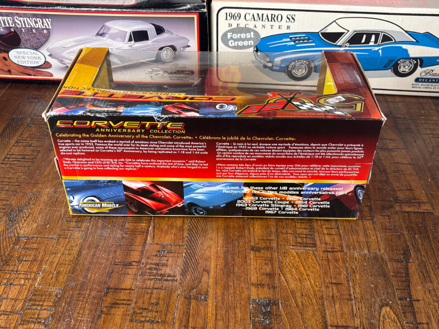 1962 Chevrolet Chevy Corvette Convertible 1/18 ERTL 50th Anniversary Silver New