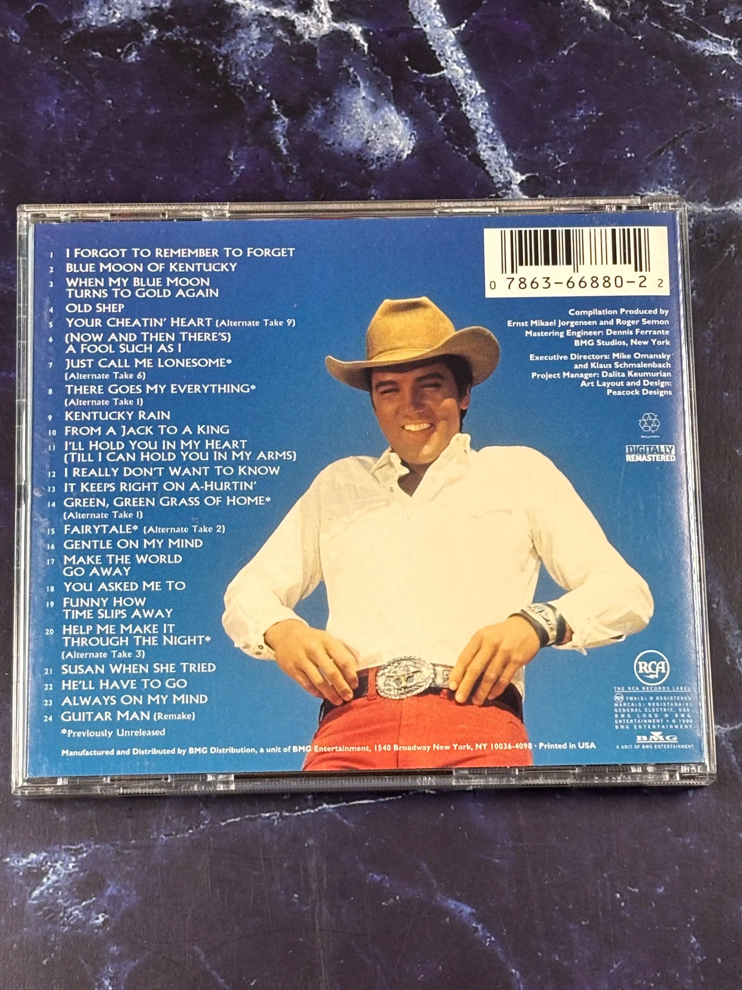 Great Country Songs by Elvis Presley (CD, Oct-1996, RCA Records)