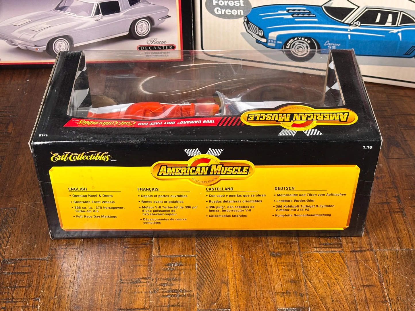 Ertl Collectibles American Muscle 1969 Camaro Convertible Indy Pace Car 1:18 New