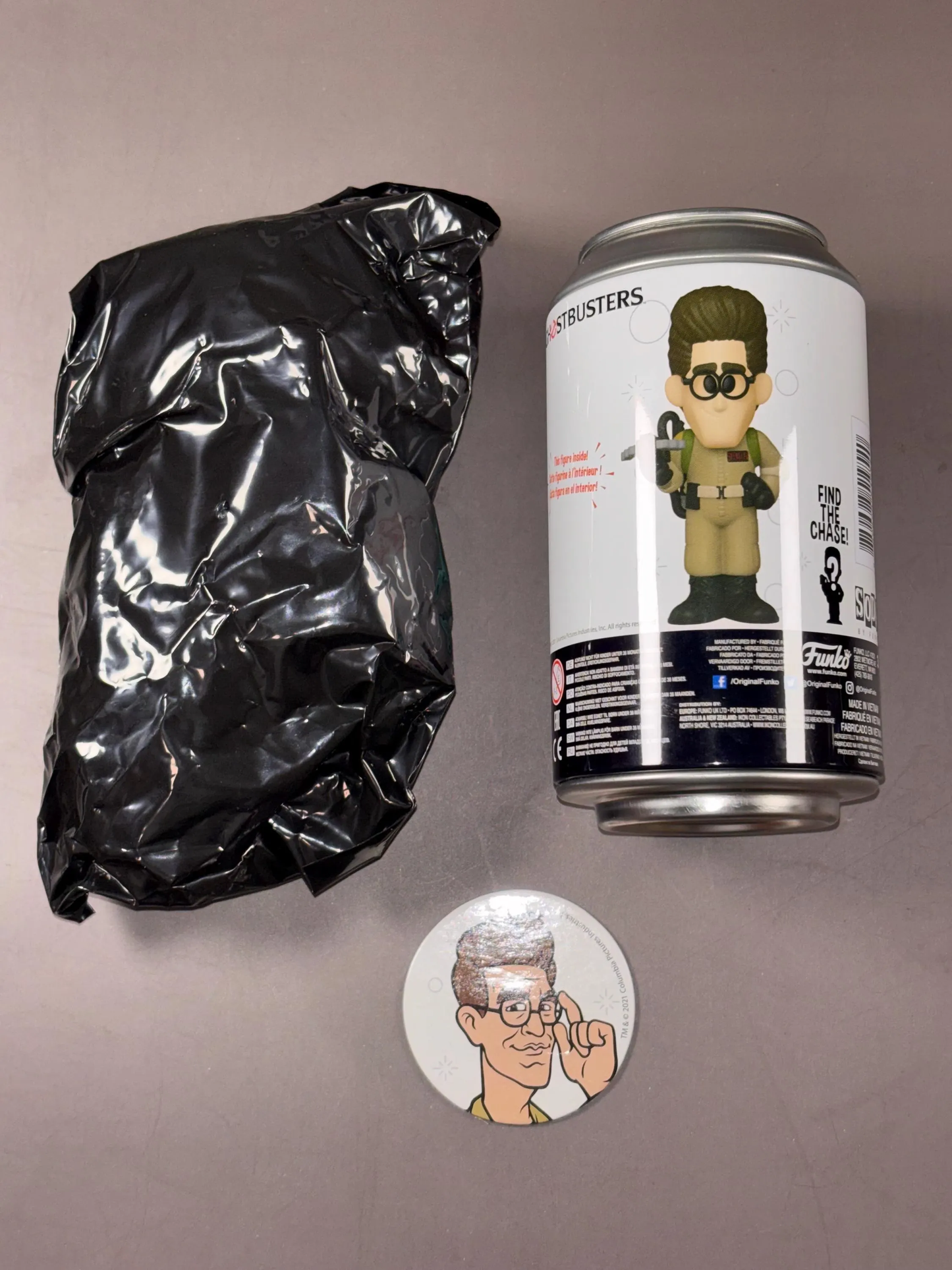 Egon Spengler Ghostbusters Funko Soda Collectible Figure Common 1/8,400