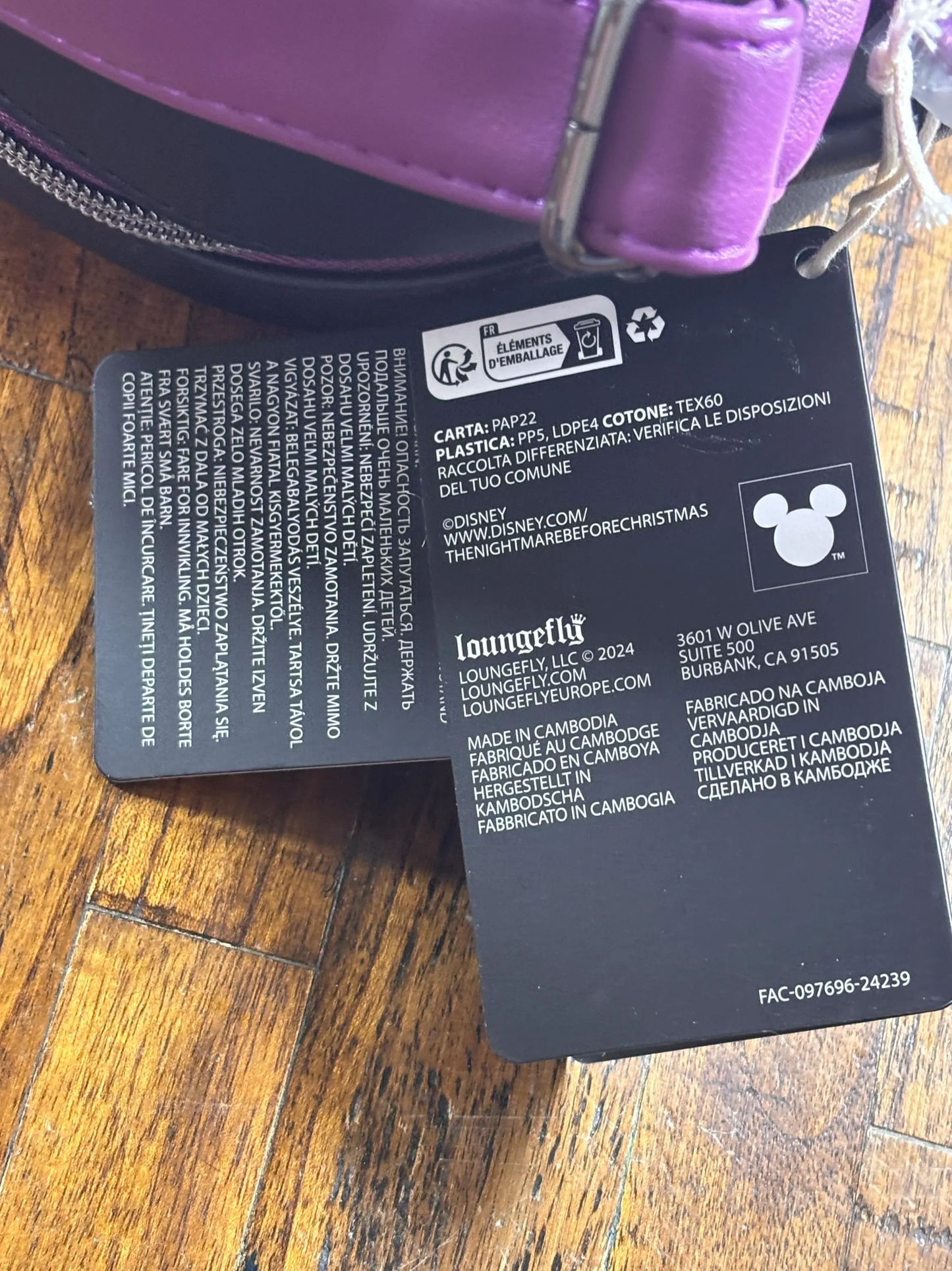 Loungefly Disney The Nightmare Before Christmas Jack & Sally Zero Doll Mini Backpack Kids Men Women NWT NEW 2024