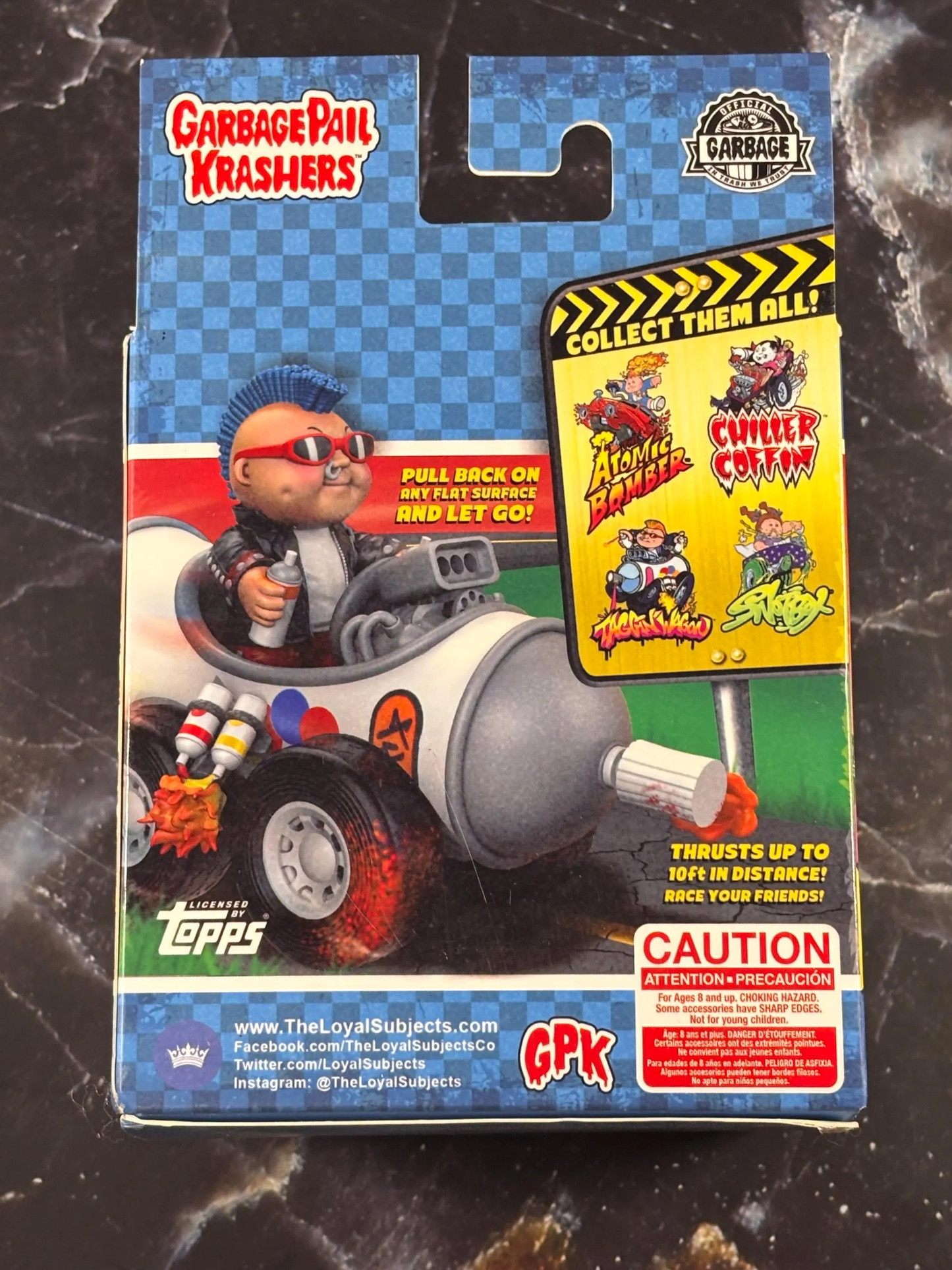 Topps Garbage Pail Kids Taggin Wagon Krasher Series New Wave Dave Loyal Subjects Vinyl Figure New