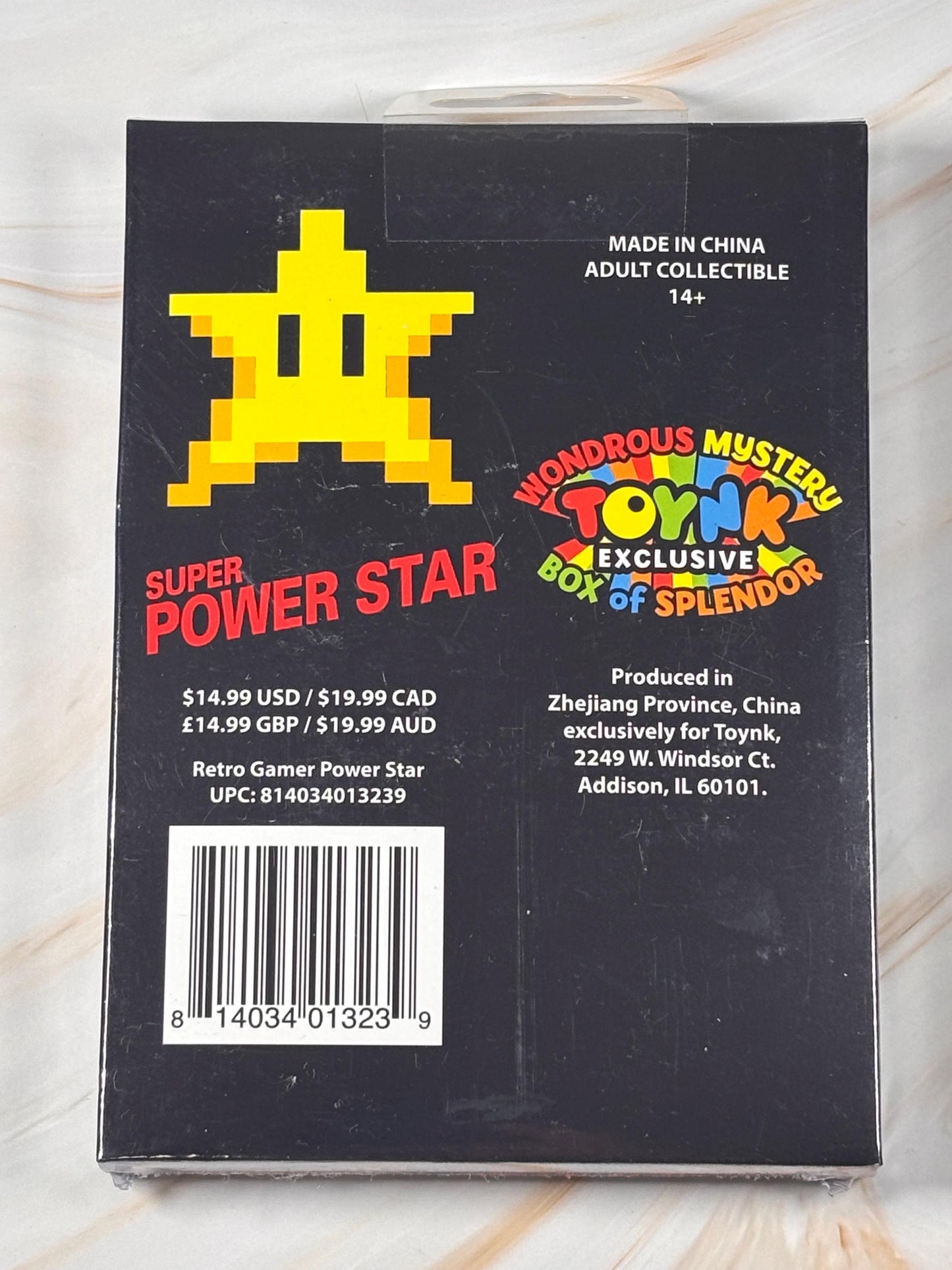 Rare Toynk 8-bit Super Power Nintendo Star Memento Paperweight Exclusive Brand New