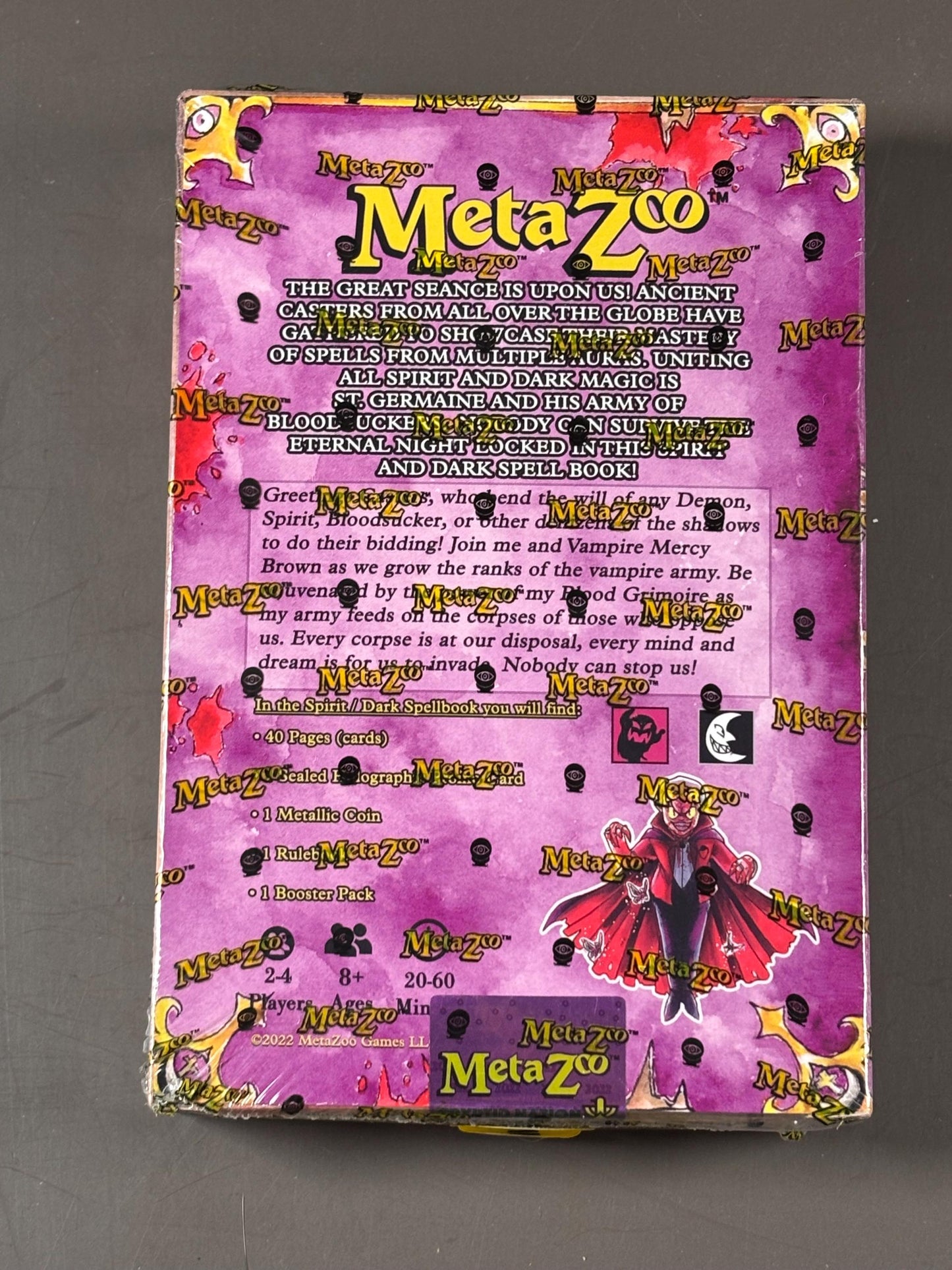 MetaZoo Cryptid Nation Seance Theme Deck St. Germaine 1st Edition TCG Trading Card Game
