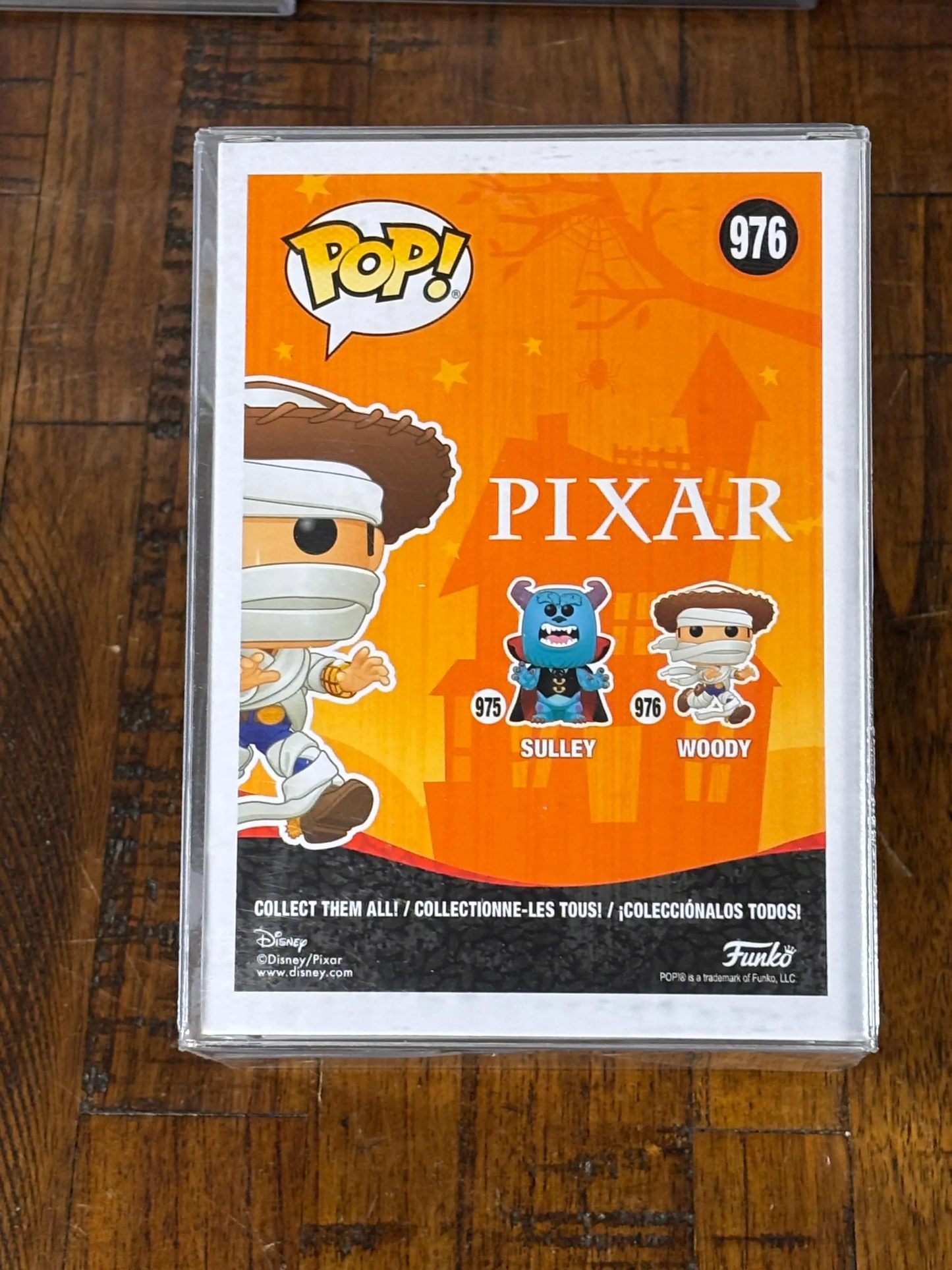 Funko Pop! Pixar Toy Story Mummy Woody 976 Amazon Signed COA Thomas Ian Nicholas