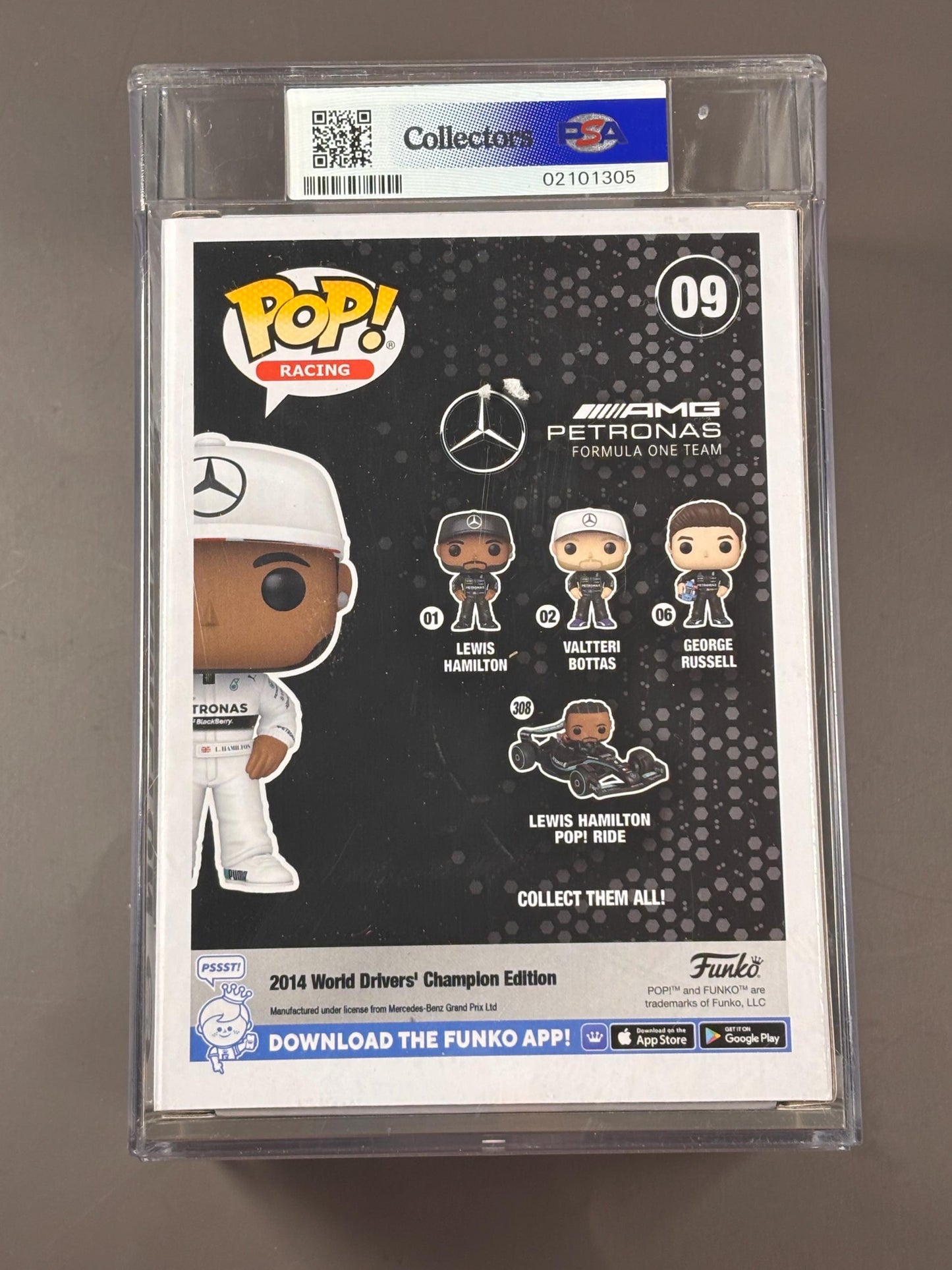 Funko Pop! Viny Racing AMG Petronas Formula One Lewis Hamilton 09