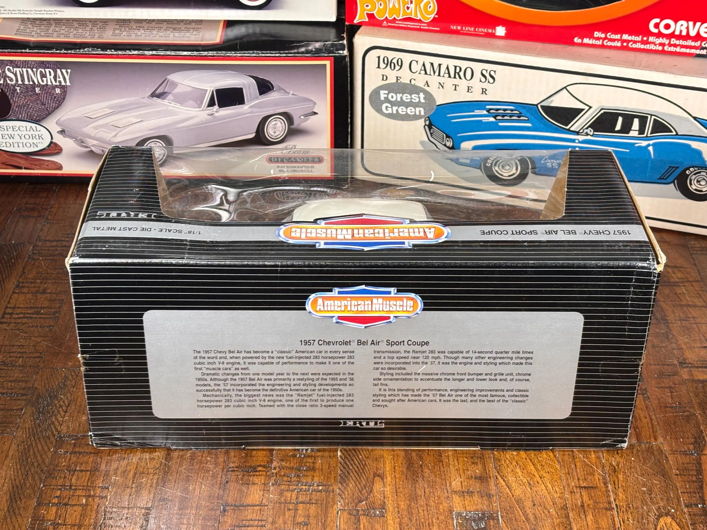 Ertl 1:18 Scale Diecast 1957 Baby Blue Chevrolet Chevy Bel Air Sport Coupe Car