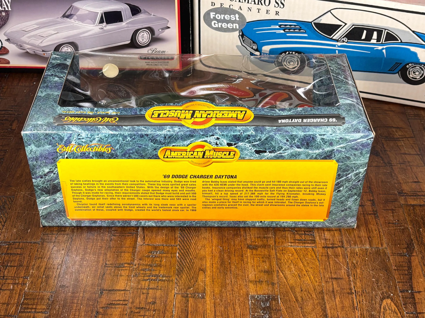 ERTL American Muscle 1969 Green Dodge Charger Daytona 1:18 Diecast Car New