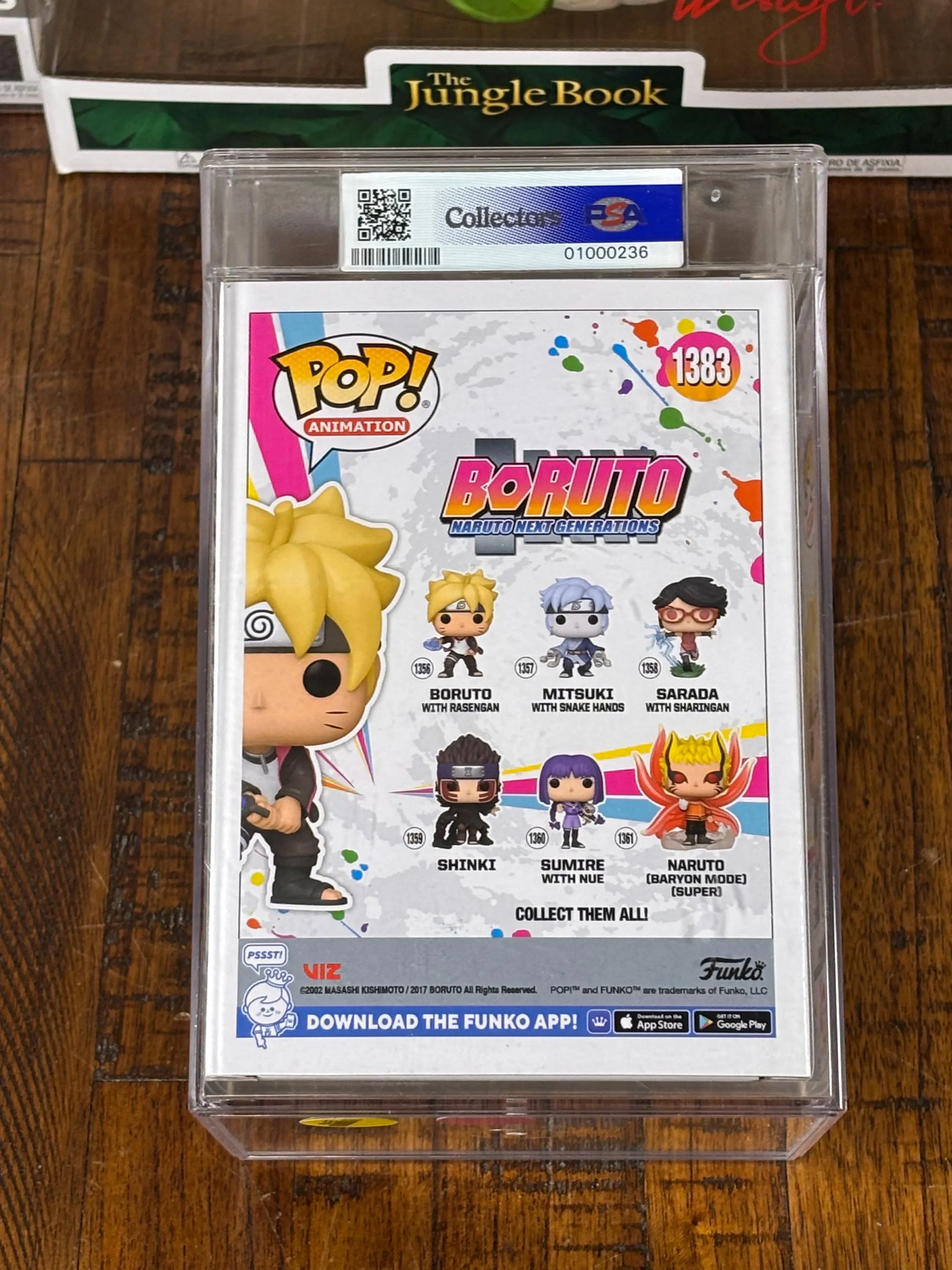 Funko Pop! Vinyl Naruto Boruto Chakra Blade AAA Anime Exclusive #1383 PSA 9 Mint