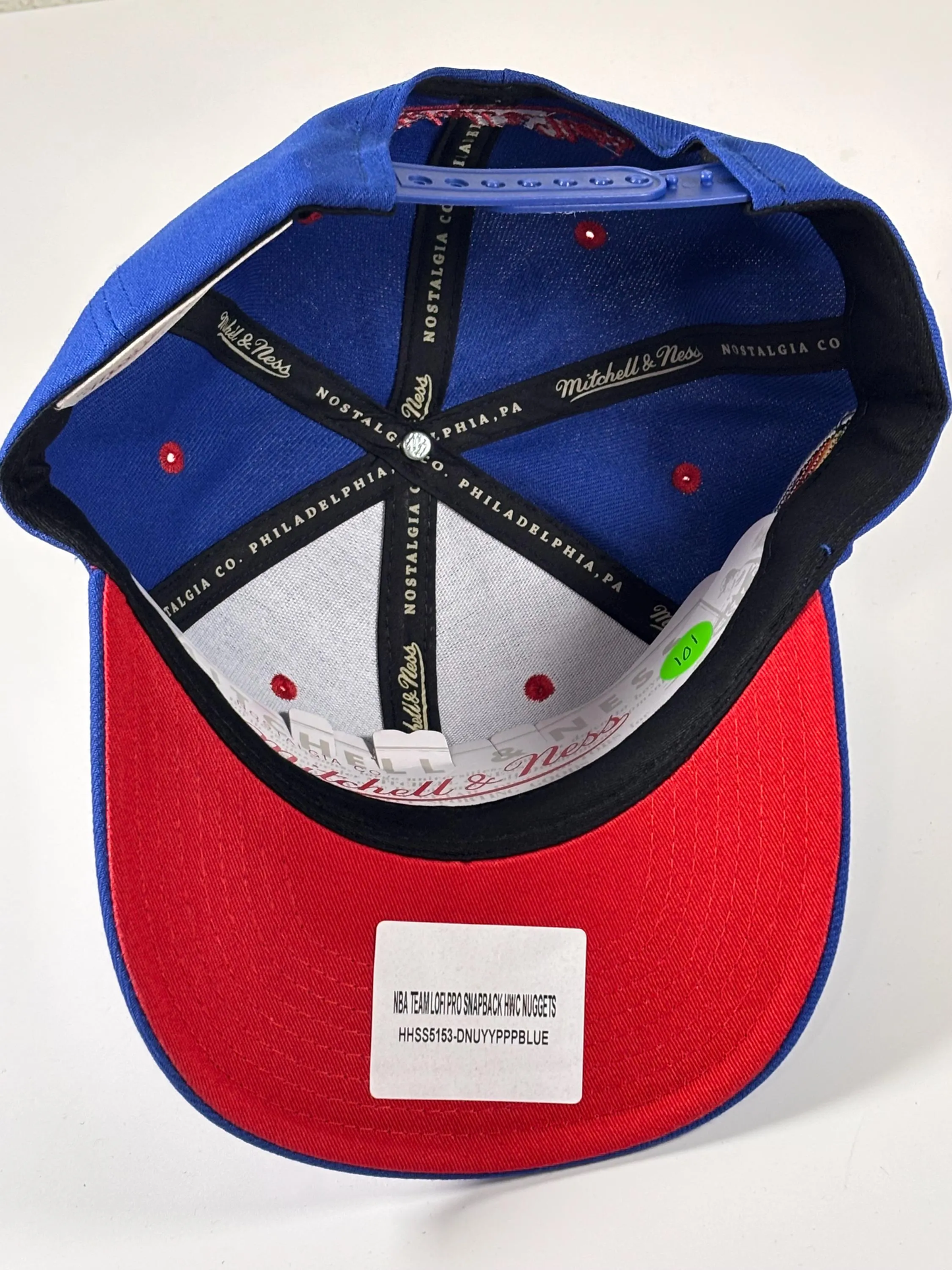 Mitchell & Ness Denver Nuggets Nba Pro Low Fit Snapback Hardwood Hat Cap New