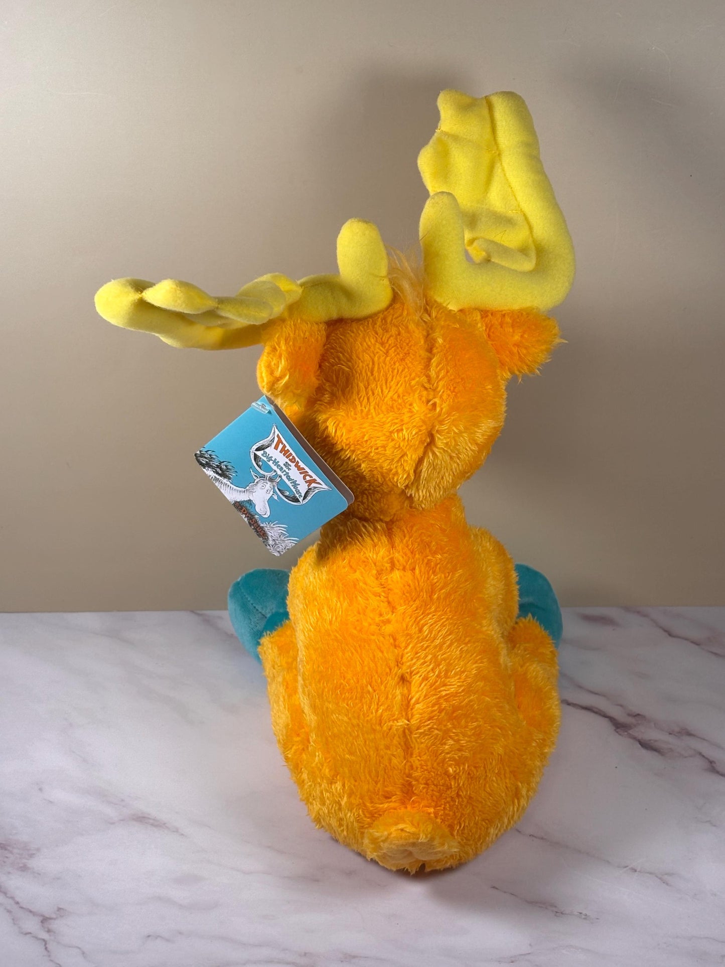 Dr Seuss Kohls Cares Thidwick Big Hearted Moose 12" Plush Toy Stuffed Animal New