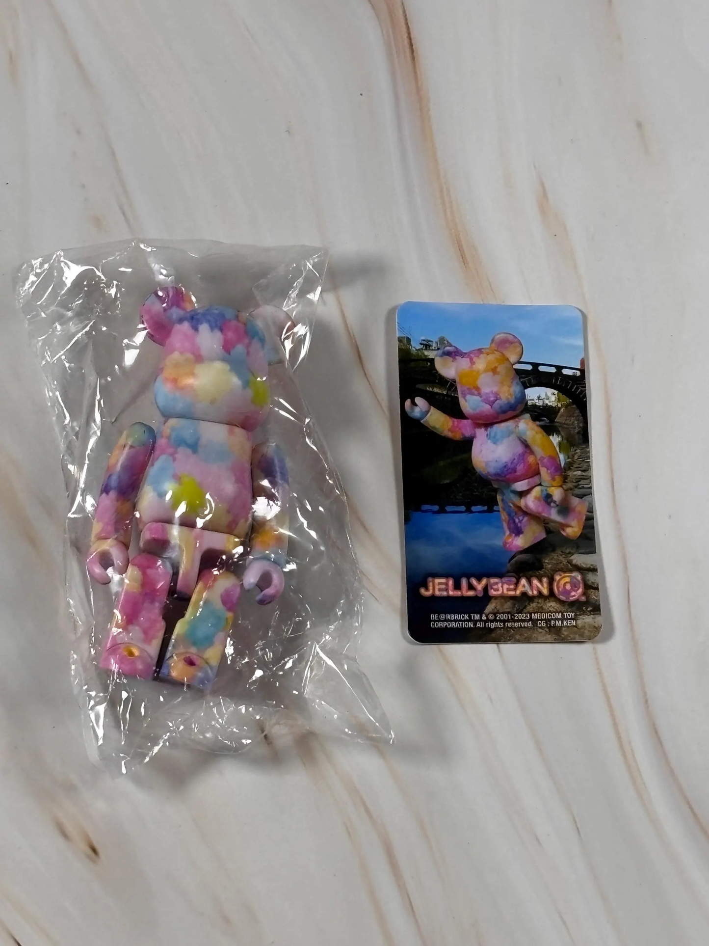 Medicom Rainbow Be@rbrick Bearbrick Jellybean 100% Series 47 Figure w/ Card New
