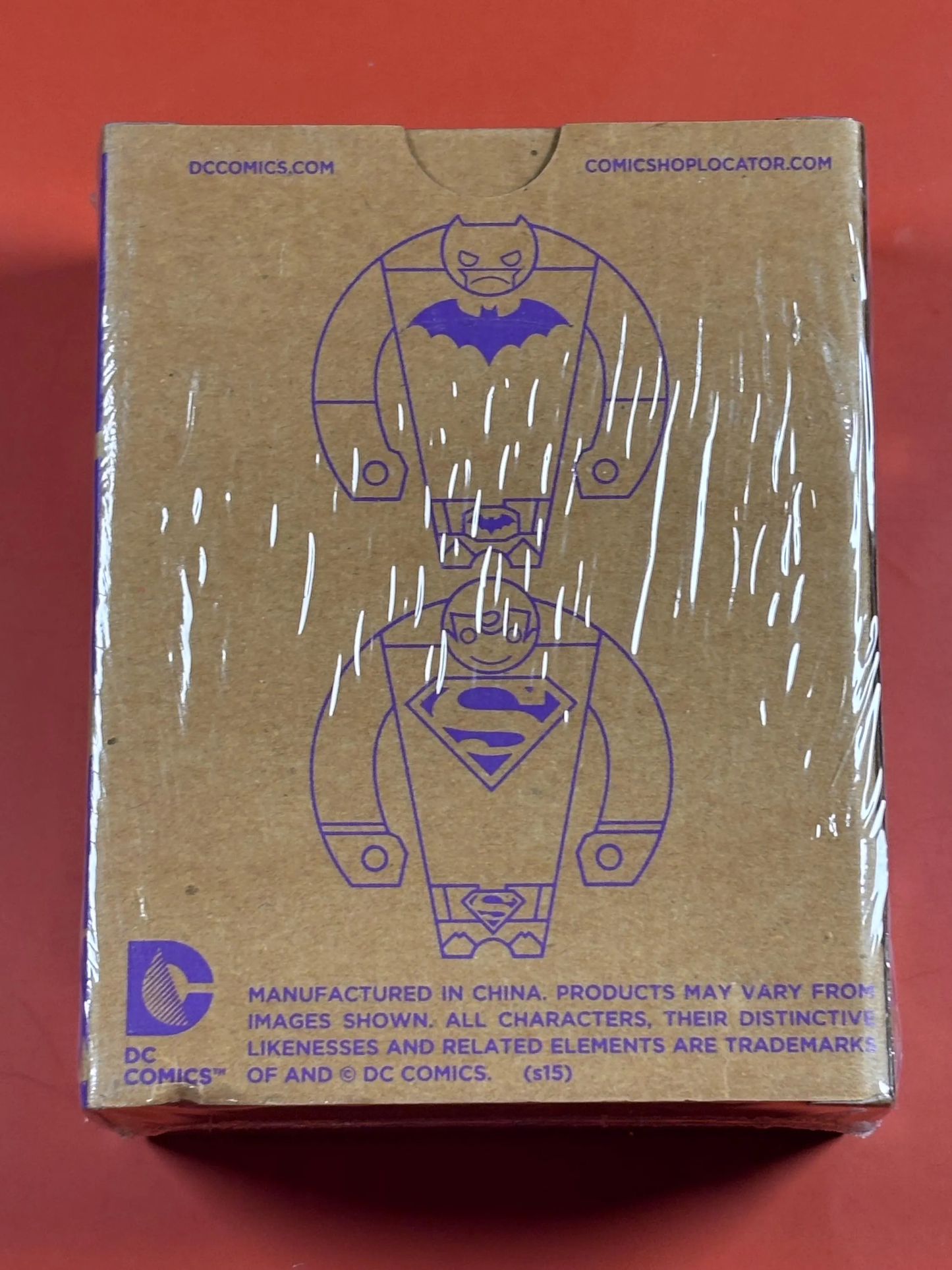 2015 LootCrate Exclusive "The Joker" Painted Wooden Figure DC Comics New