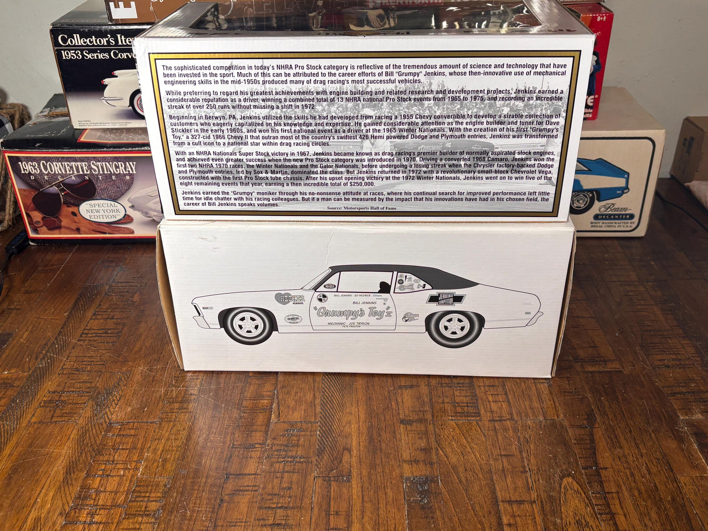 GMP Peachstate Collectibles 1:18 1968 Bill “Grumpy” Jenkins Chevrolet Nova SS 396 New