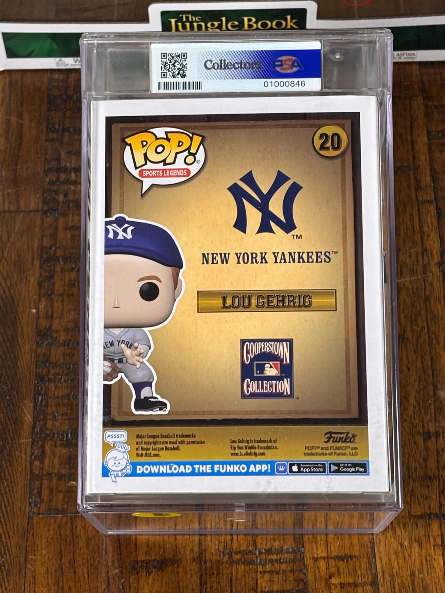 Funko Pop! Lou Gehrig New York Yankees #20 Shop Exclusive PSA 9 Mint MLB Baseball
