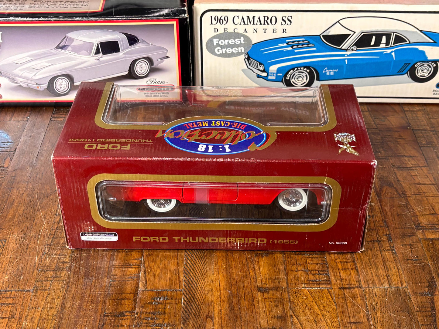 Road Legends 1955 Red Ford Thunderbird Diecast Metal Car 1:18 Scale Diecast New