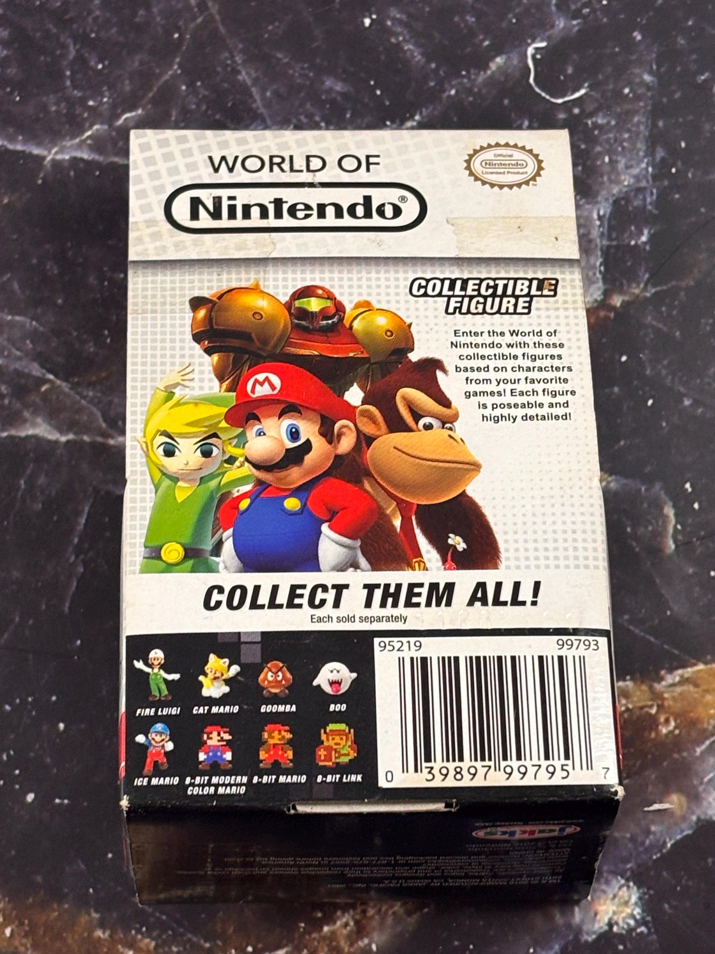 Jakks Pacific World of Nintendo 2.5" Super Mario Cat Mario Mini Action Figure New
