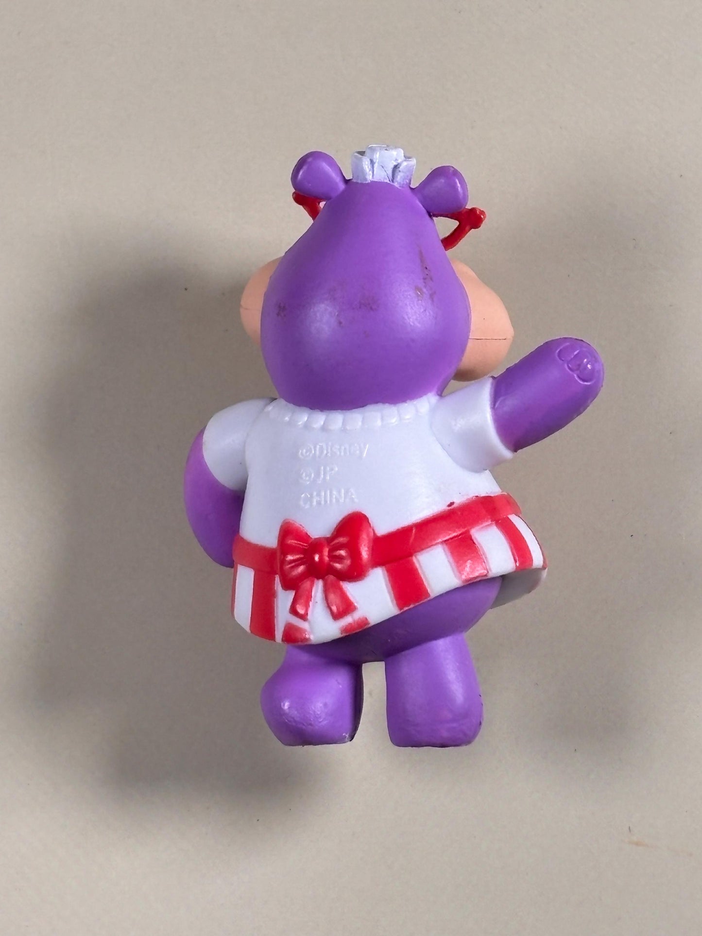 Disney Doc McStuffins Hallie Purple Hippo 2" Figure Cake Topper Toy Just Play