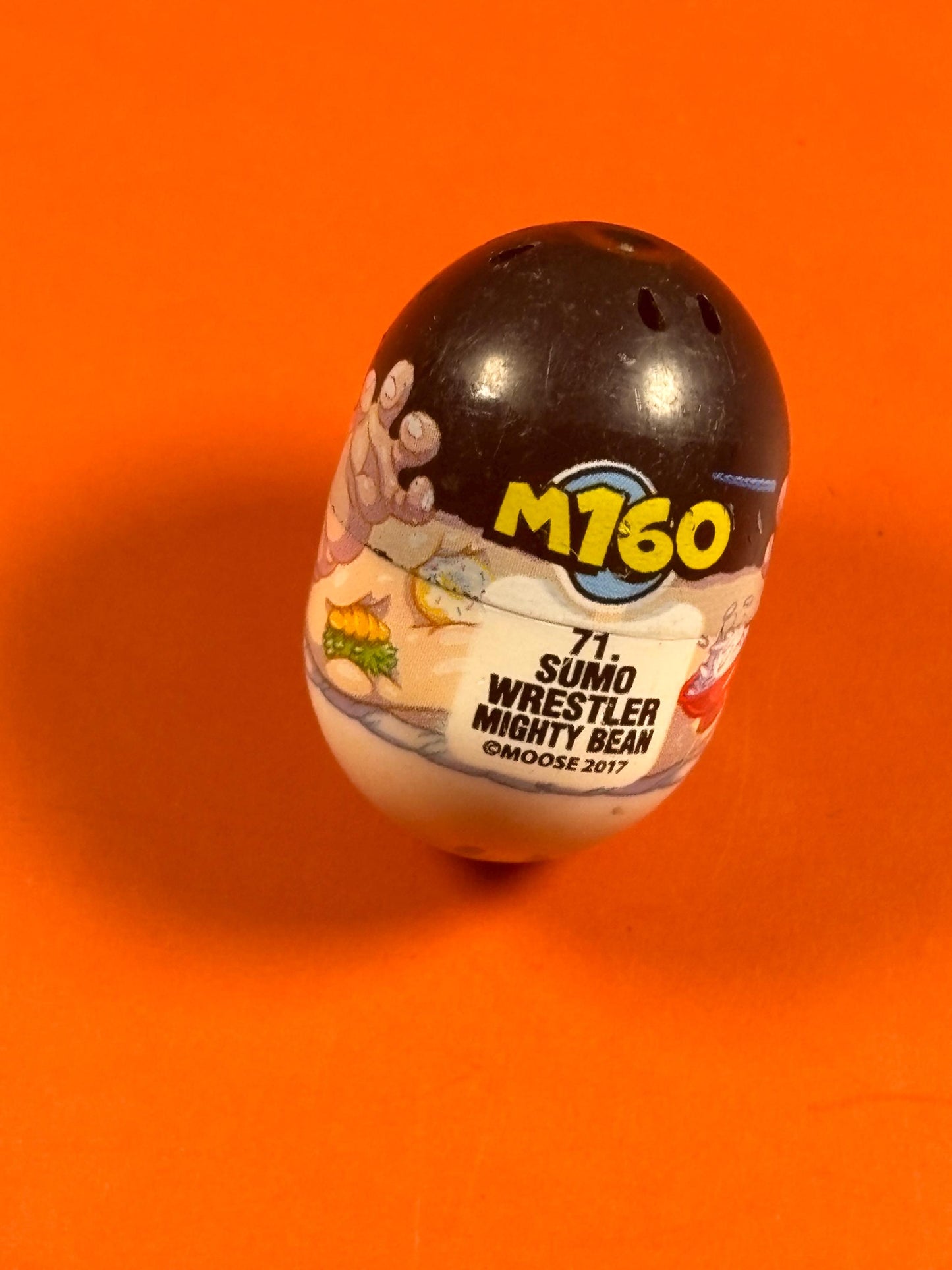 Mighty Beanz Series 1 #71 Sumo Wrestler Bean Figure 2018 Used
