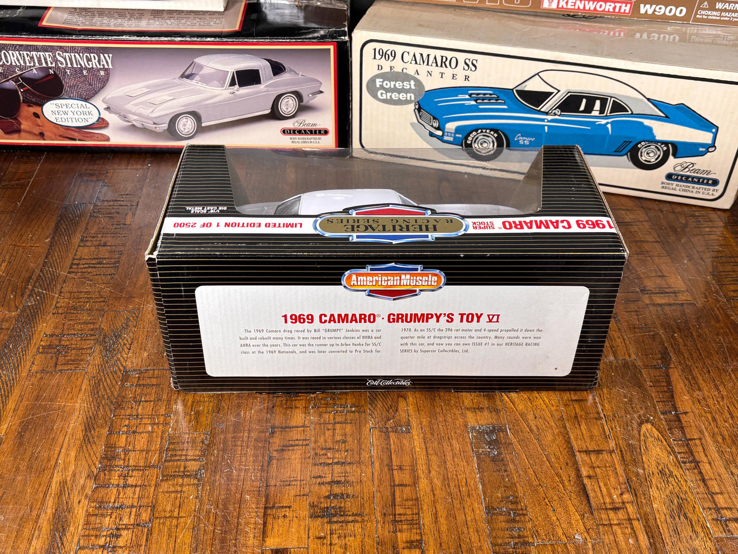 1969 Camaro Super Stock Grumpy’s Toy VI Ertl 1:18 Supercar Collectibles New /2500