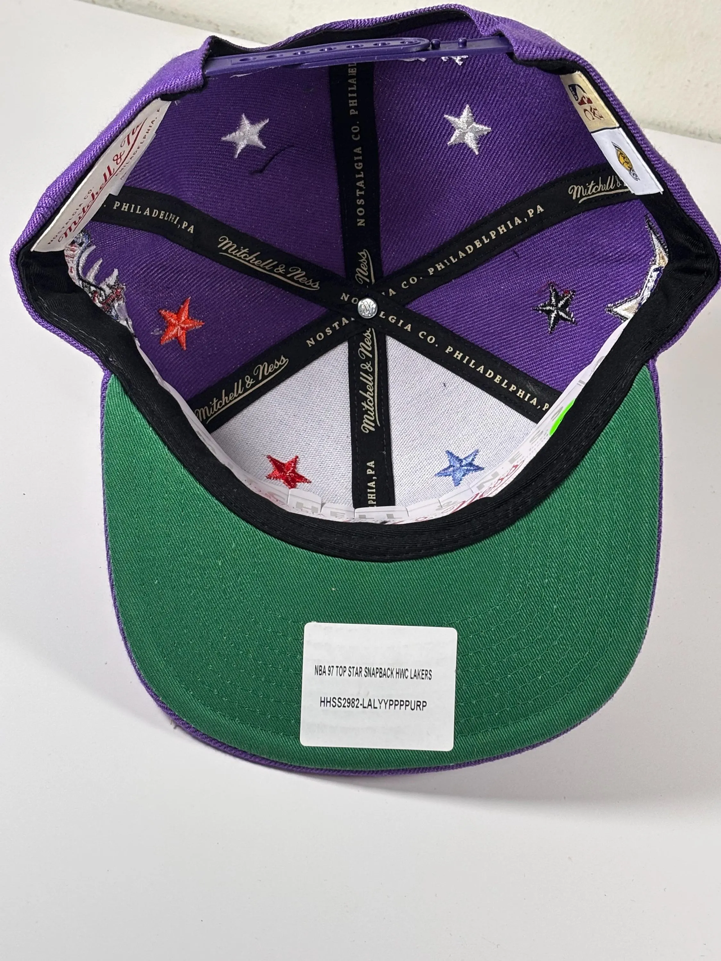 Mitchell & Ness LA Los Angeles Lakers HWC 1997 All-Star Weekend Snapback Hat New
