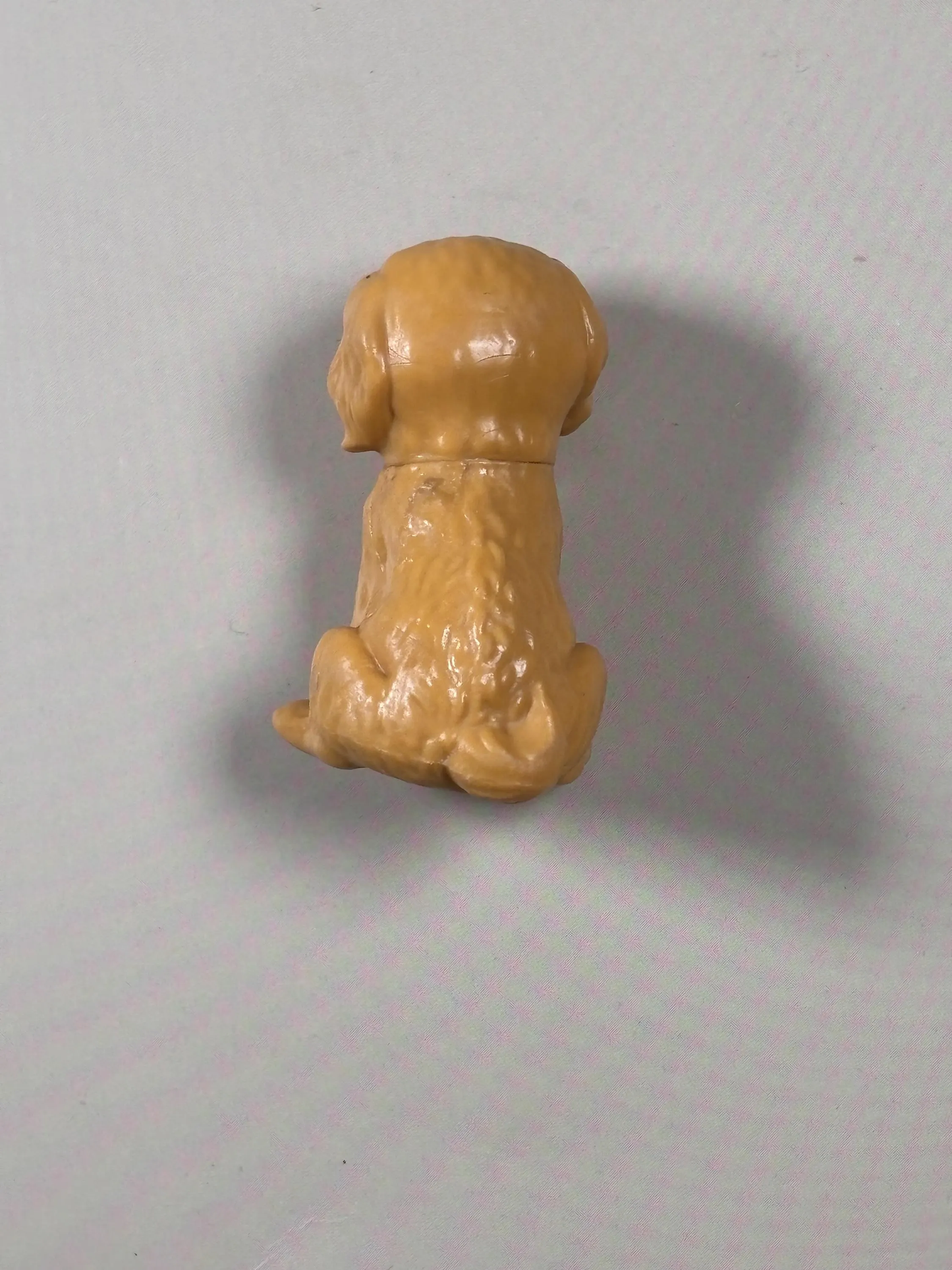 Vintage Mattel Barbie Golden Tan Retriever Puppy 1.5" Toy Figure