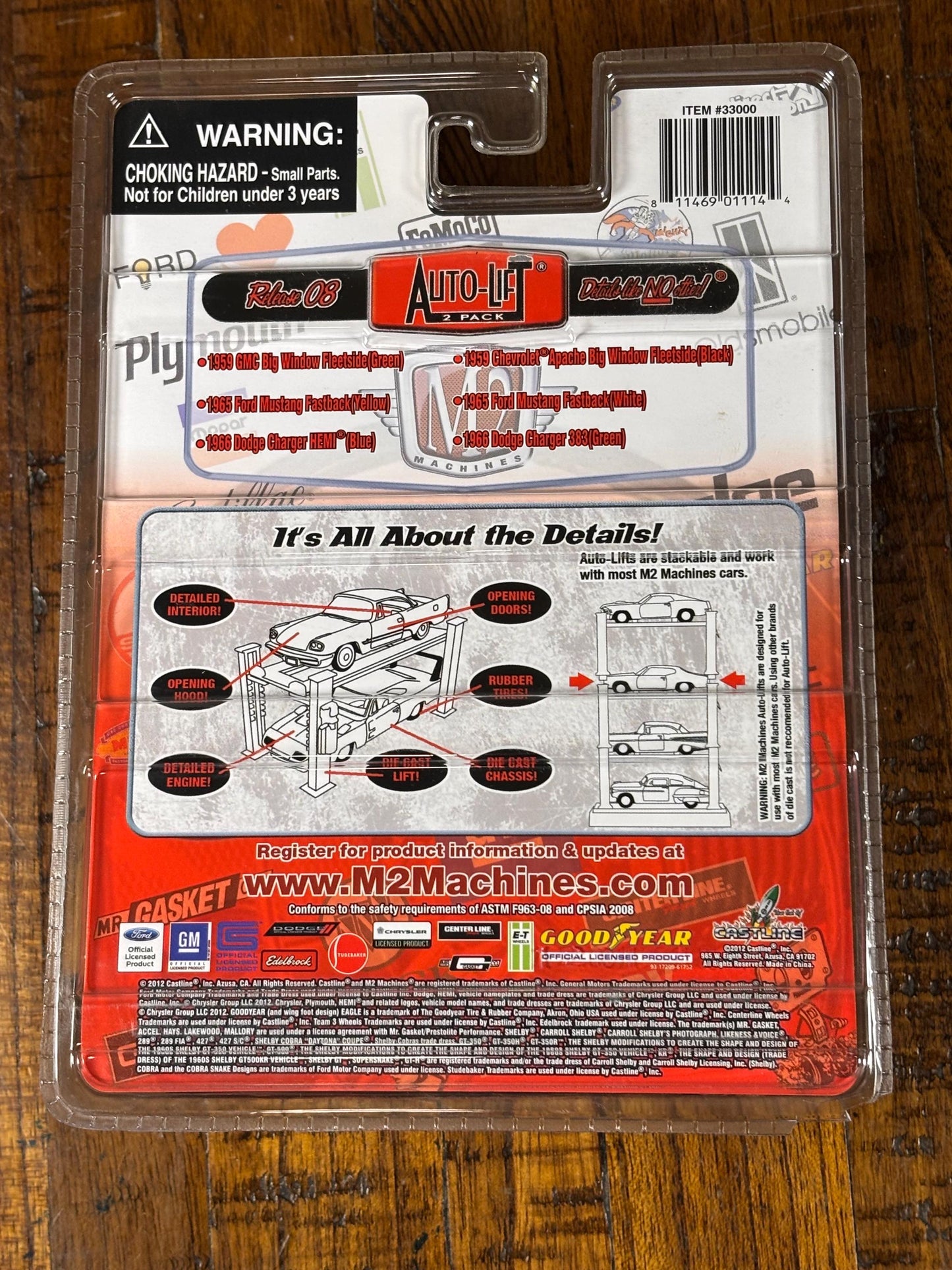New 2012 Castline M2 auto lift 1959 GMC and 1959 Chevrolet Apache 12–07