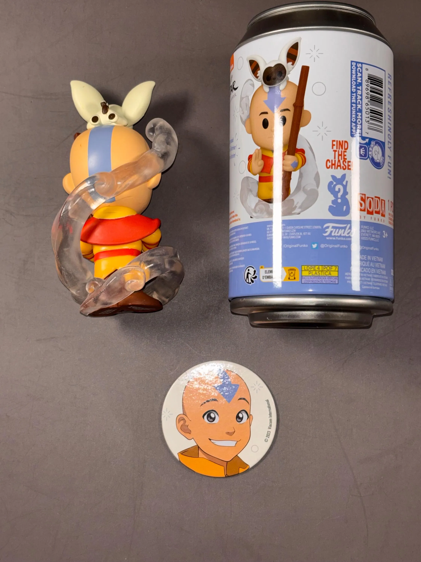 Aang and Momo Funko Soda COMMON Avatar Last Airbender ATLA 1/10,500